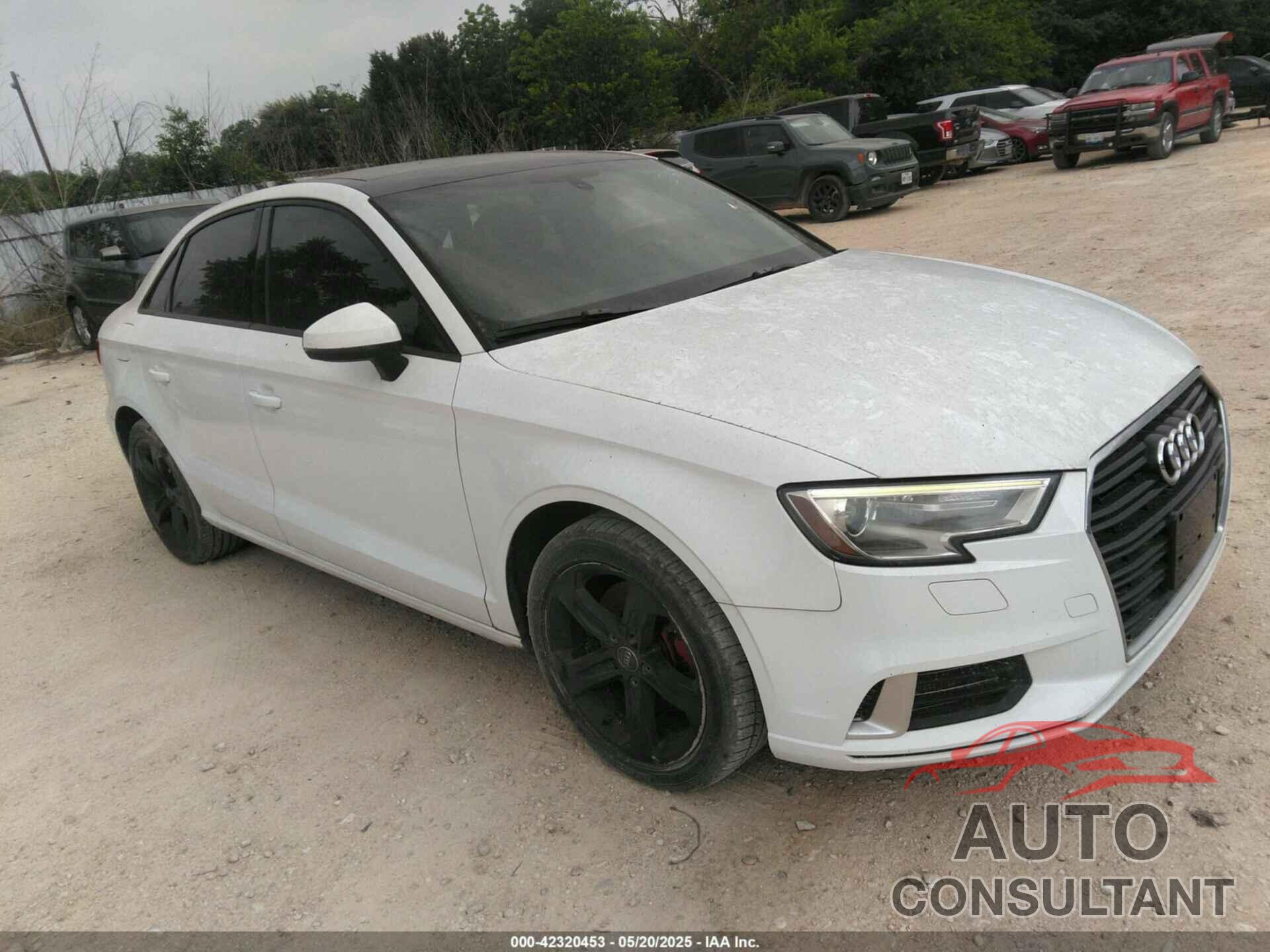 AUDI A3 2017 - WAUAUGFF2H1042430