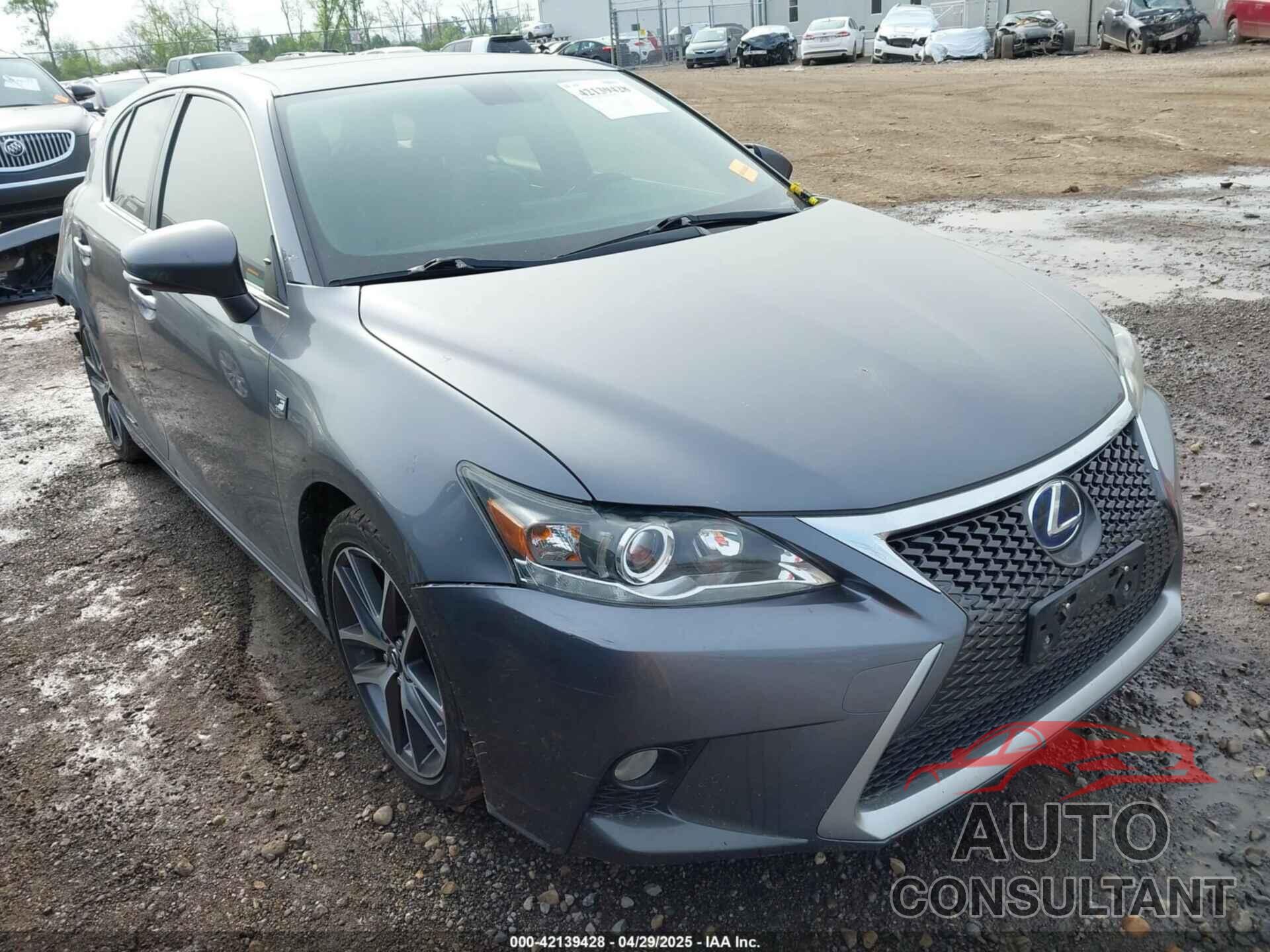 LEXUS CT 200H 2014 - JTHKD5BH4E2201617