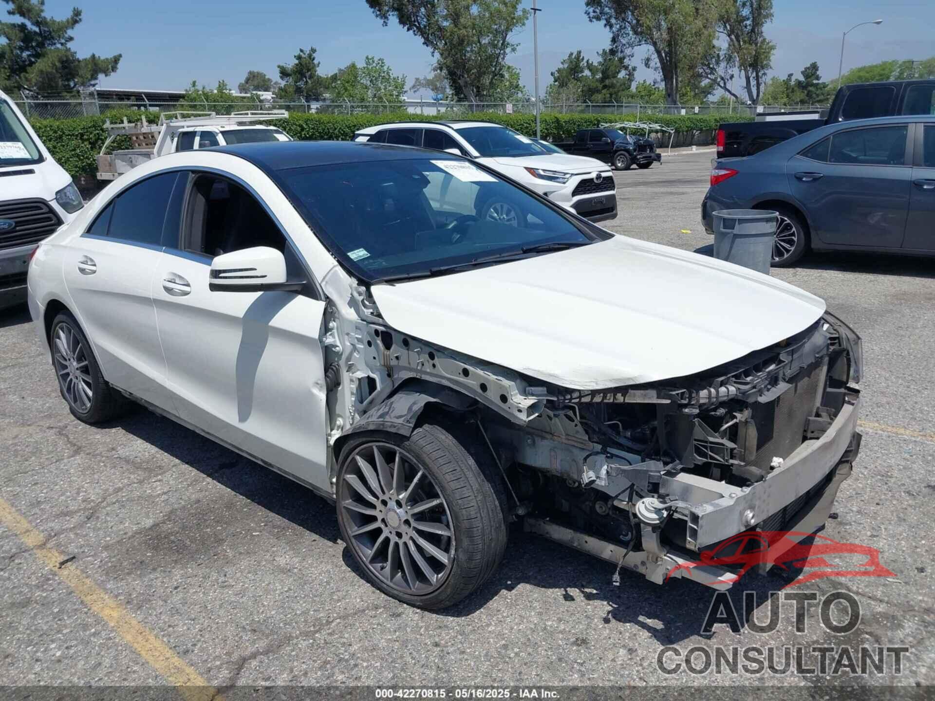 MERCEDES-BENZ CLA 250 2016 - WDDSJ4EB2GN333956