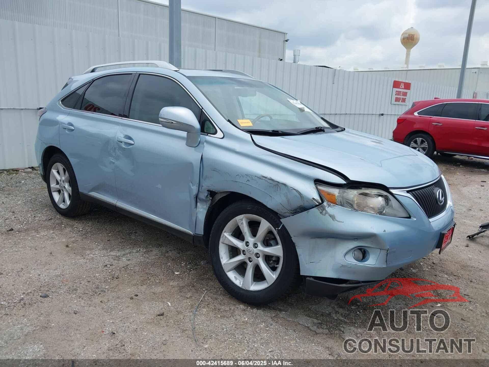 LEXUS RX 350 2012 - 2T2ZK1BA1CC069394