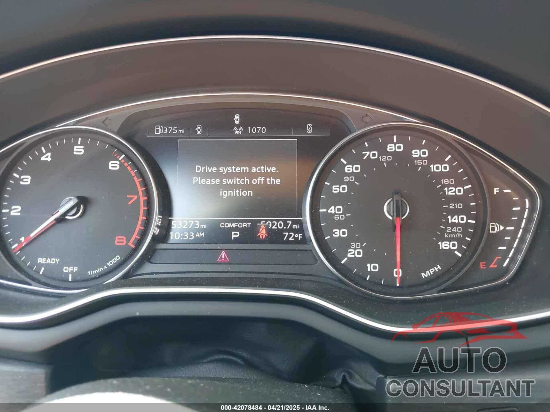 AUDI A4 2020 - WAUGMAF46LN004092