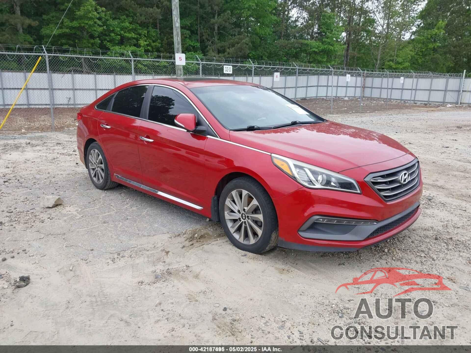 HYUNDAI SONATA 2017 - 5NPE34AF6HH523254