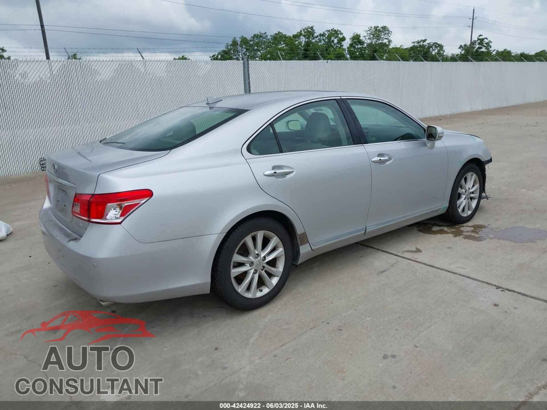 LEXUS ES 350 2011 - JTHBK1EG7B2454363