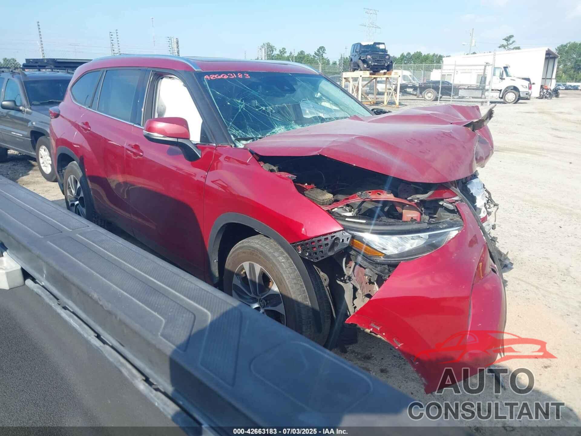 TOYOTA HIGHLANDER 2020 - 5TDGZRAH5LS004656