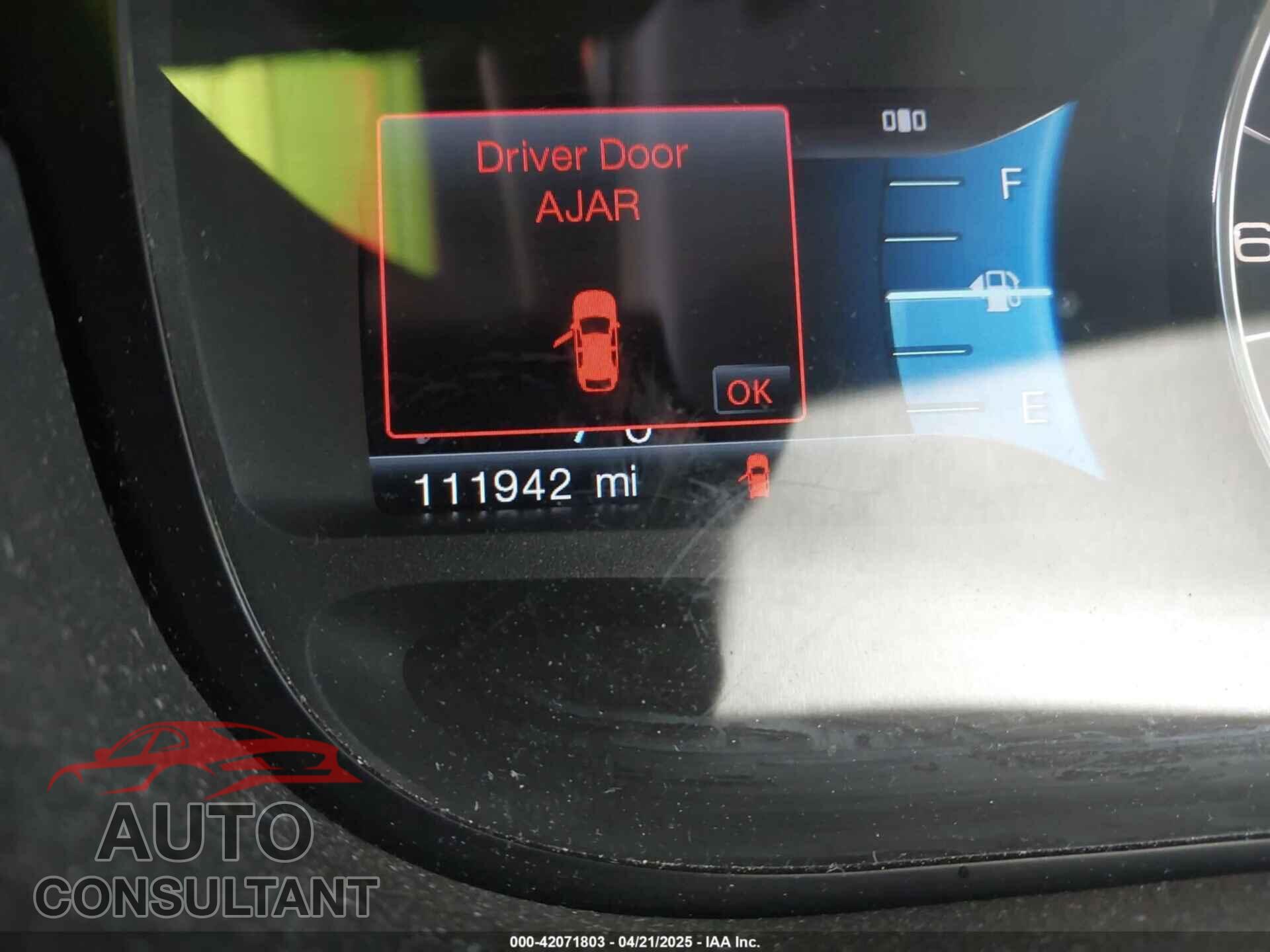 FORD EDGE 2012 - 2FMDK3KC9CBA20122