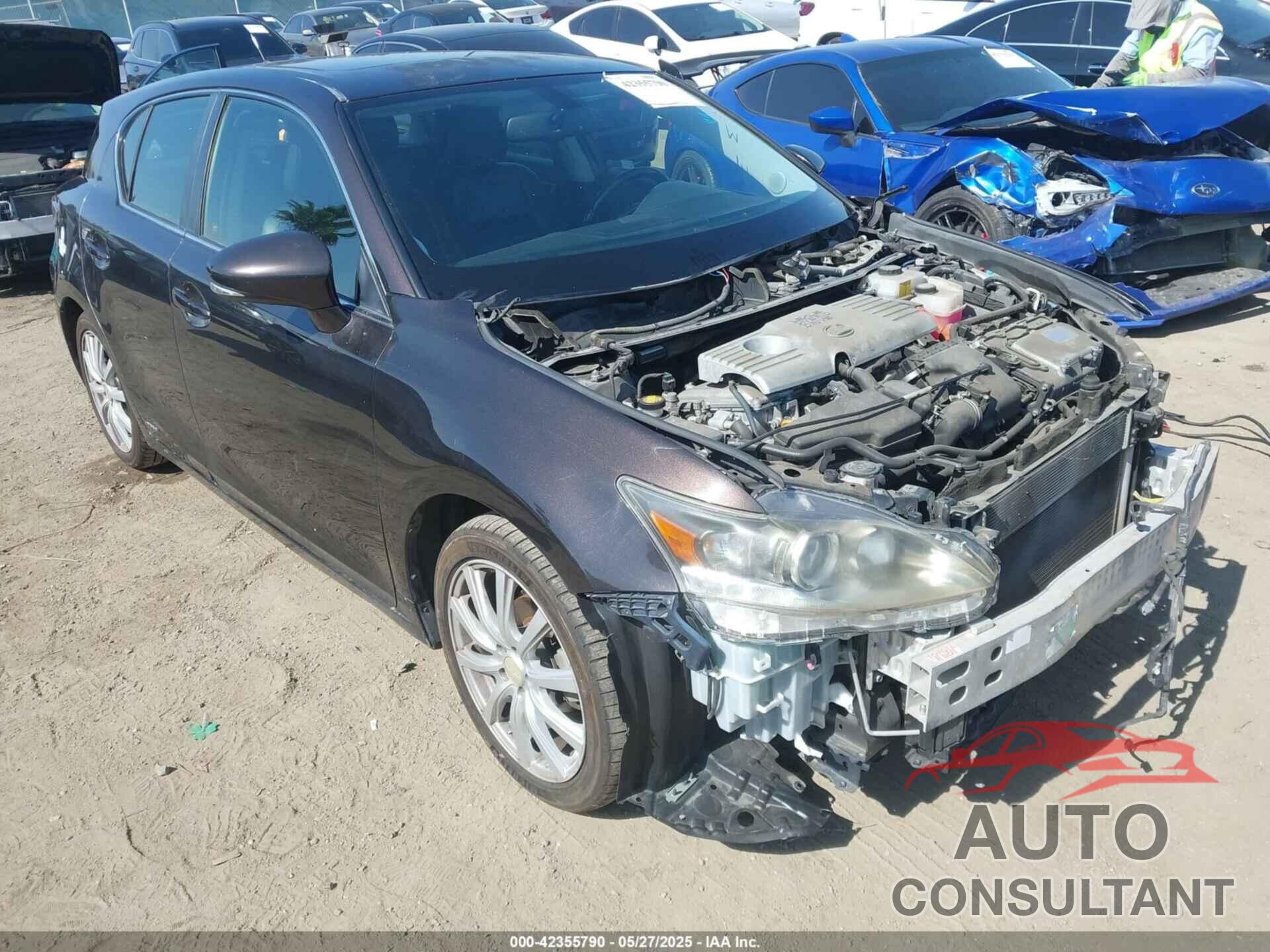 LEXUS CT 200H 2011 - JTHKD5BH4B2037605
