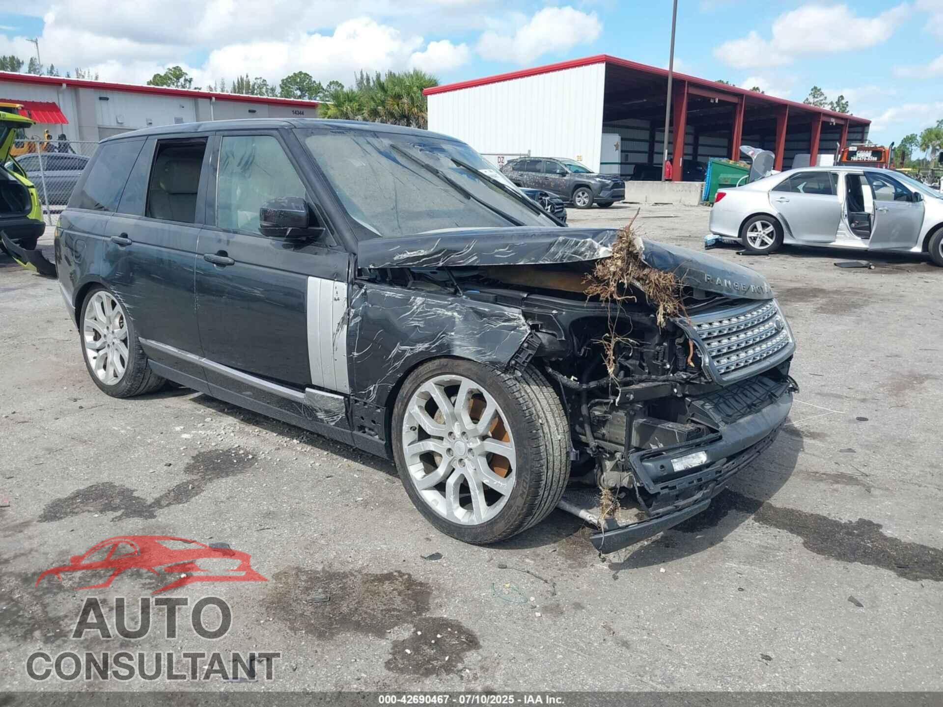 LAND ROVER RANGE ROVER 2016 - SALGS2VF2GA269292