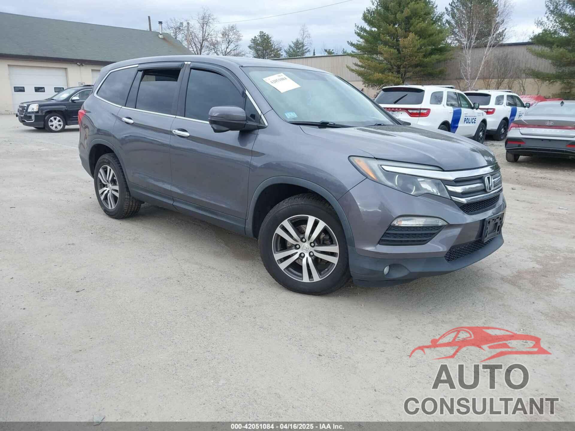 HONDA PILOT 2017 - 5FNYF6H52HB024950