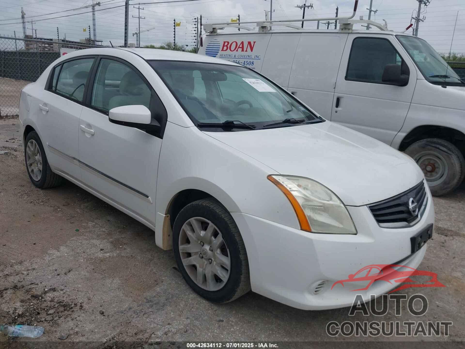 NISSAN SENTRA 2012 - 3N1AB6AP1CL678585