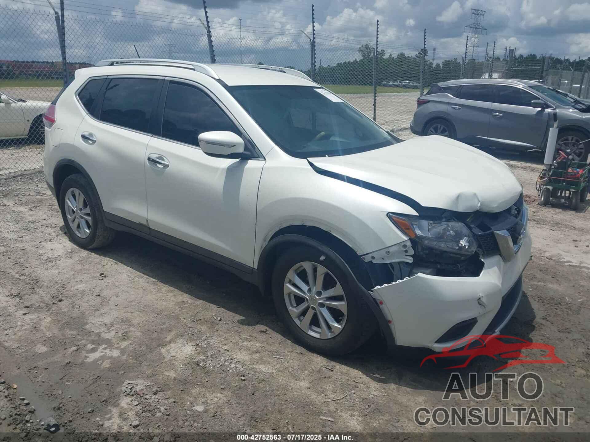 NISSAN ROGUE 2015 - KNMAT2MT0FP564632