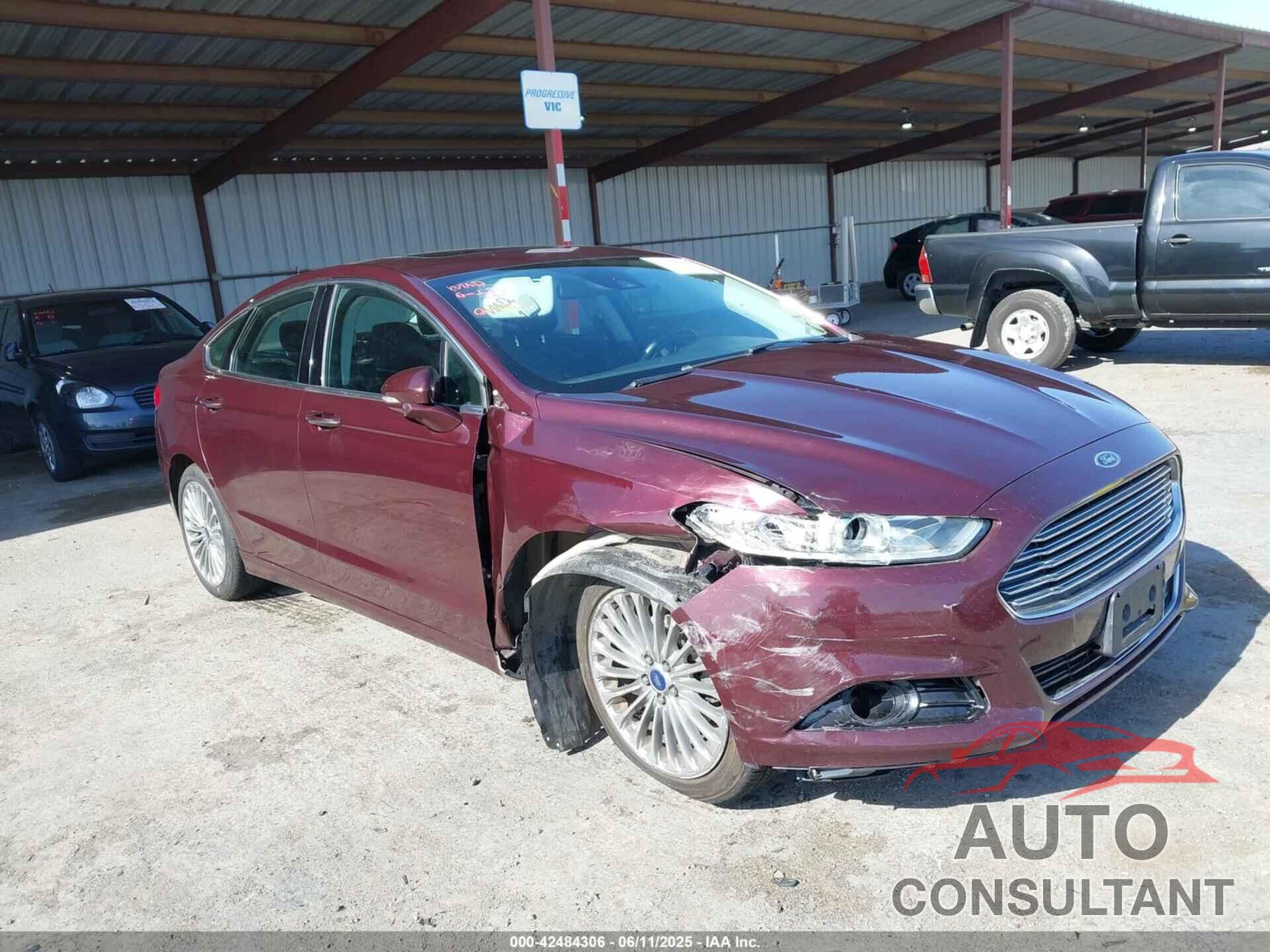 FORD FUSION 2013 - 3FA6P0K96DR383343