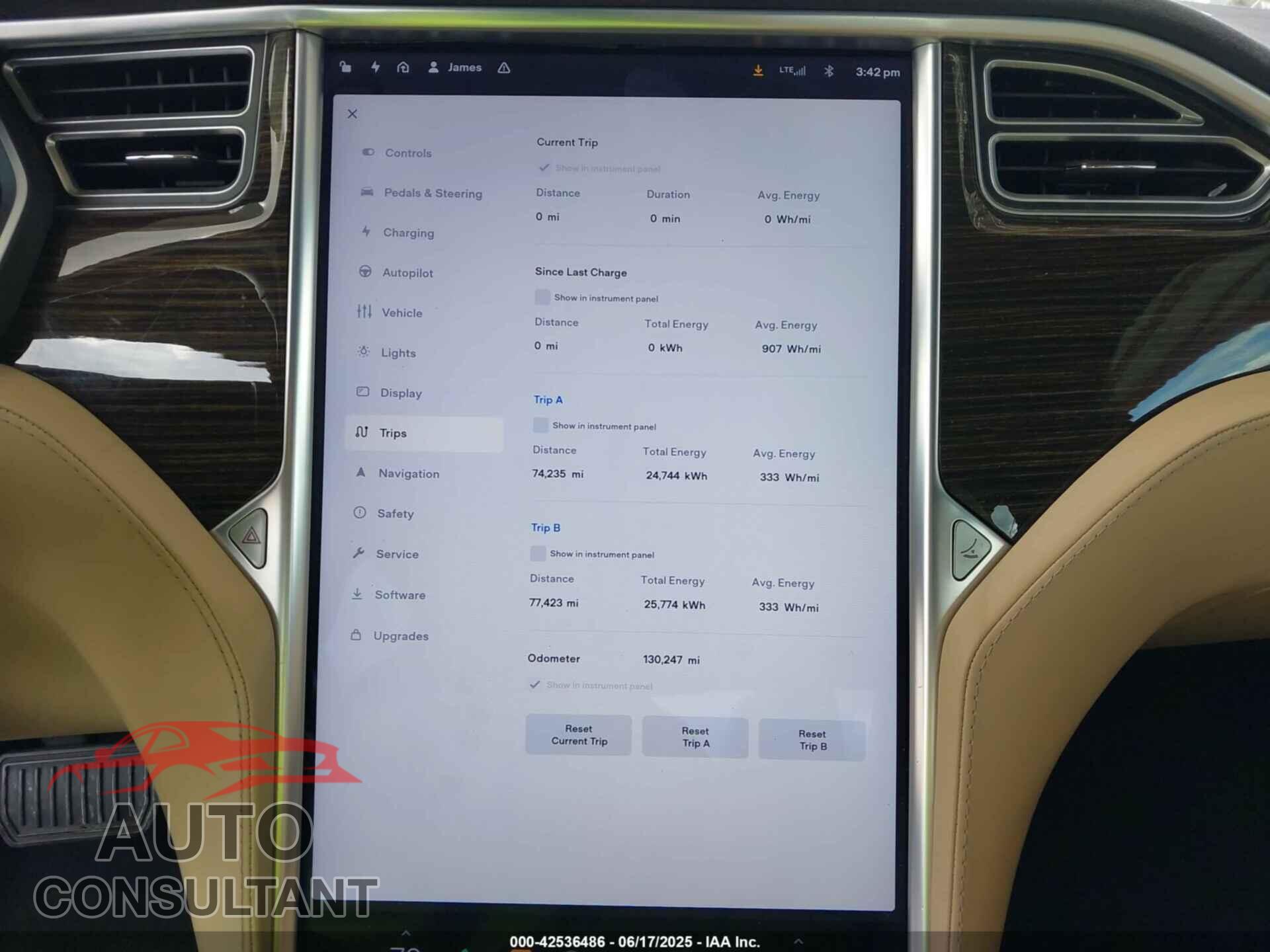 TESLA MODEL S 2015 - 5YJSA1H20FF093565