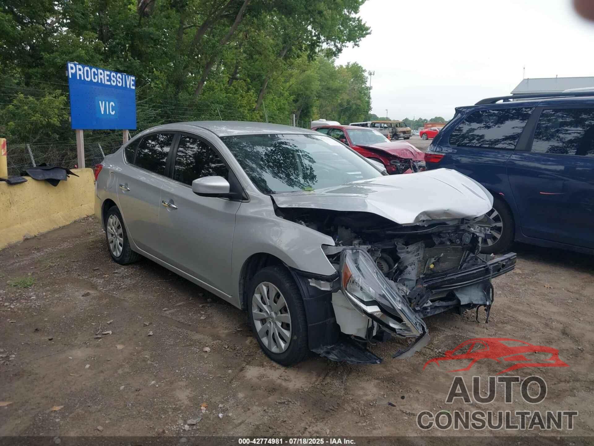 NISSAN SENTRA 2016 - 3N1AB7AP2GL666618