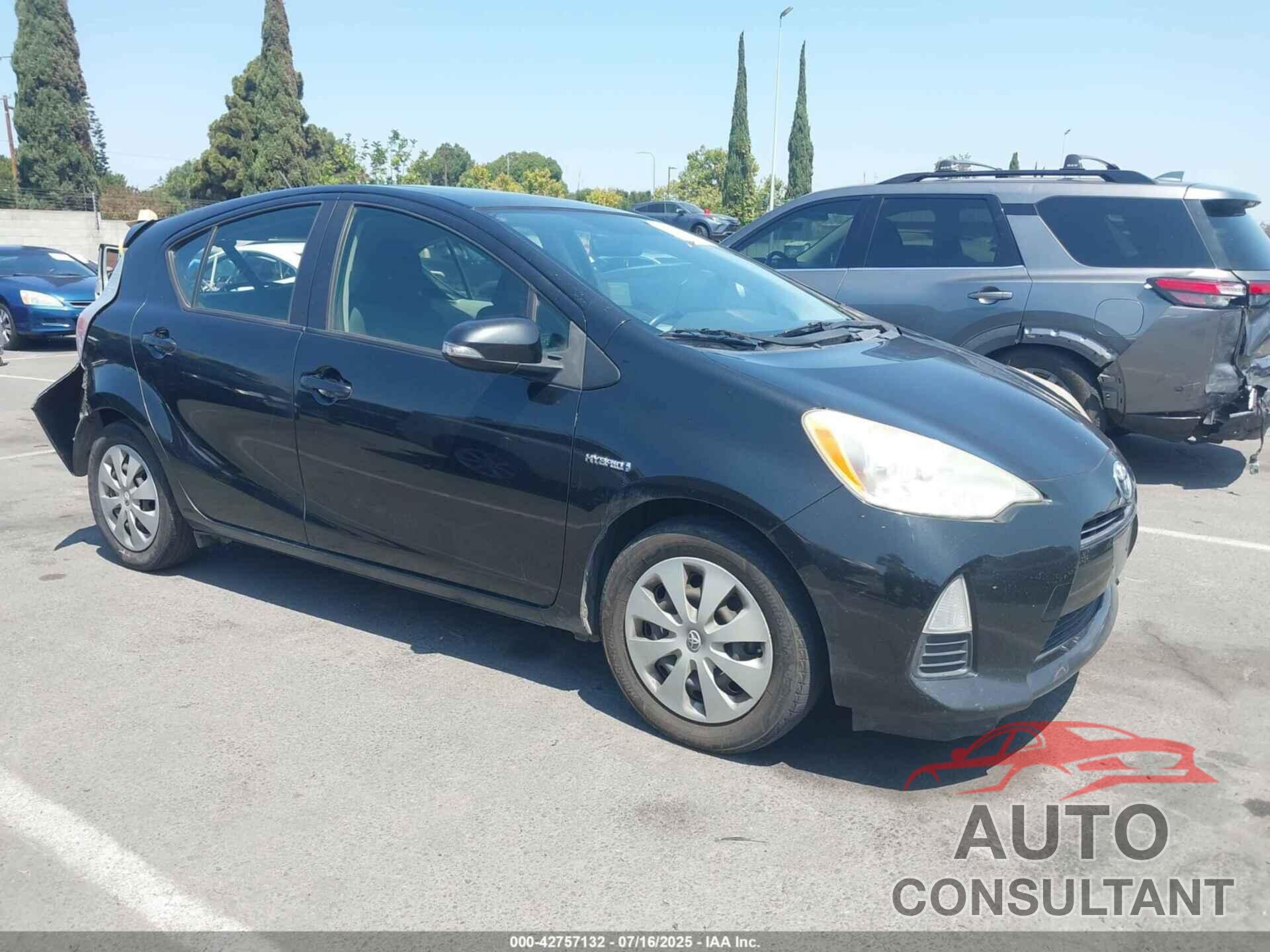 TOYOTA PRIUS C 2012 - JTDKDTB39C1024432