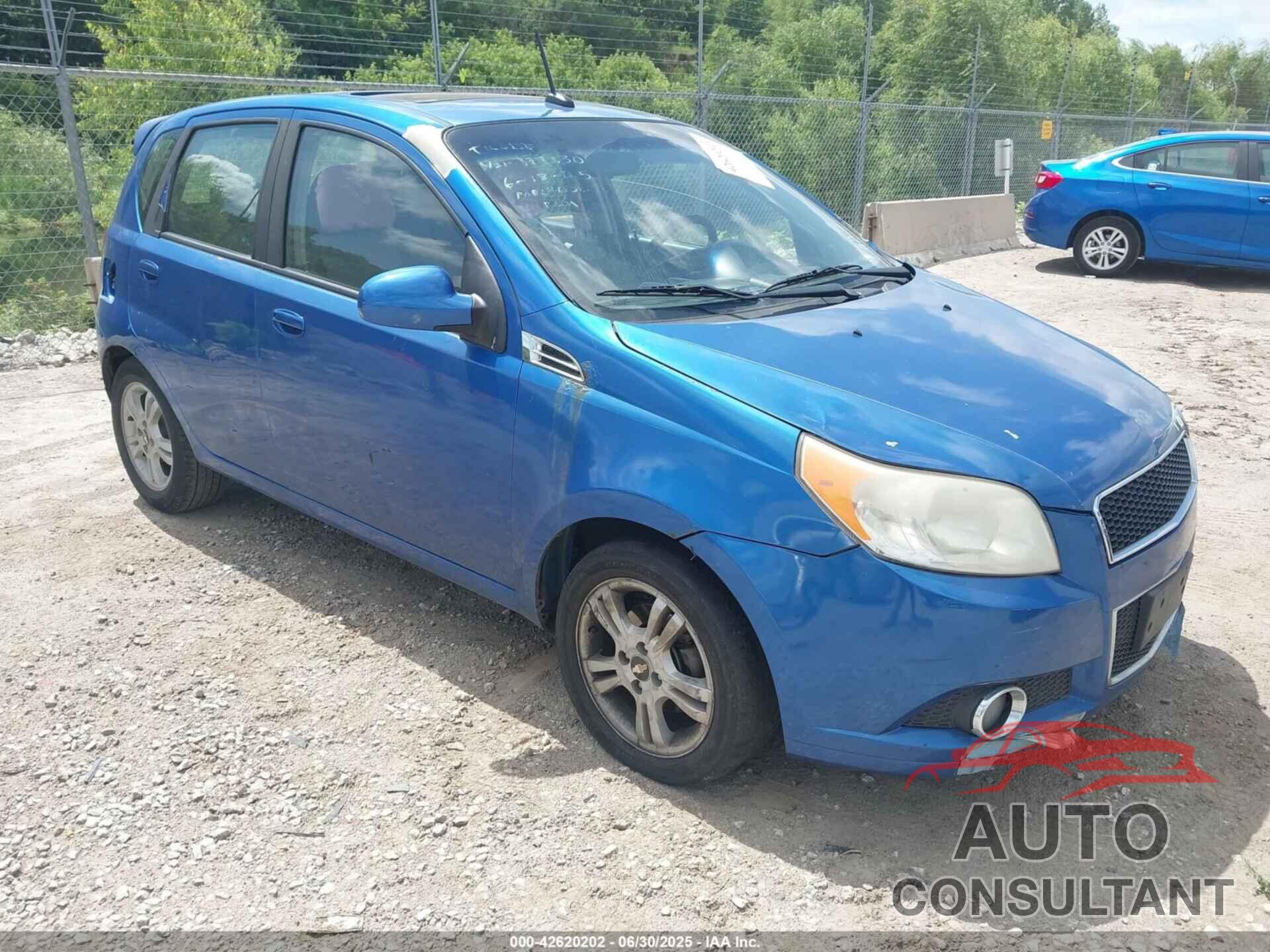 CHEVROLET AVEO 2009 - KL1TG66E59B379830