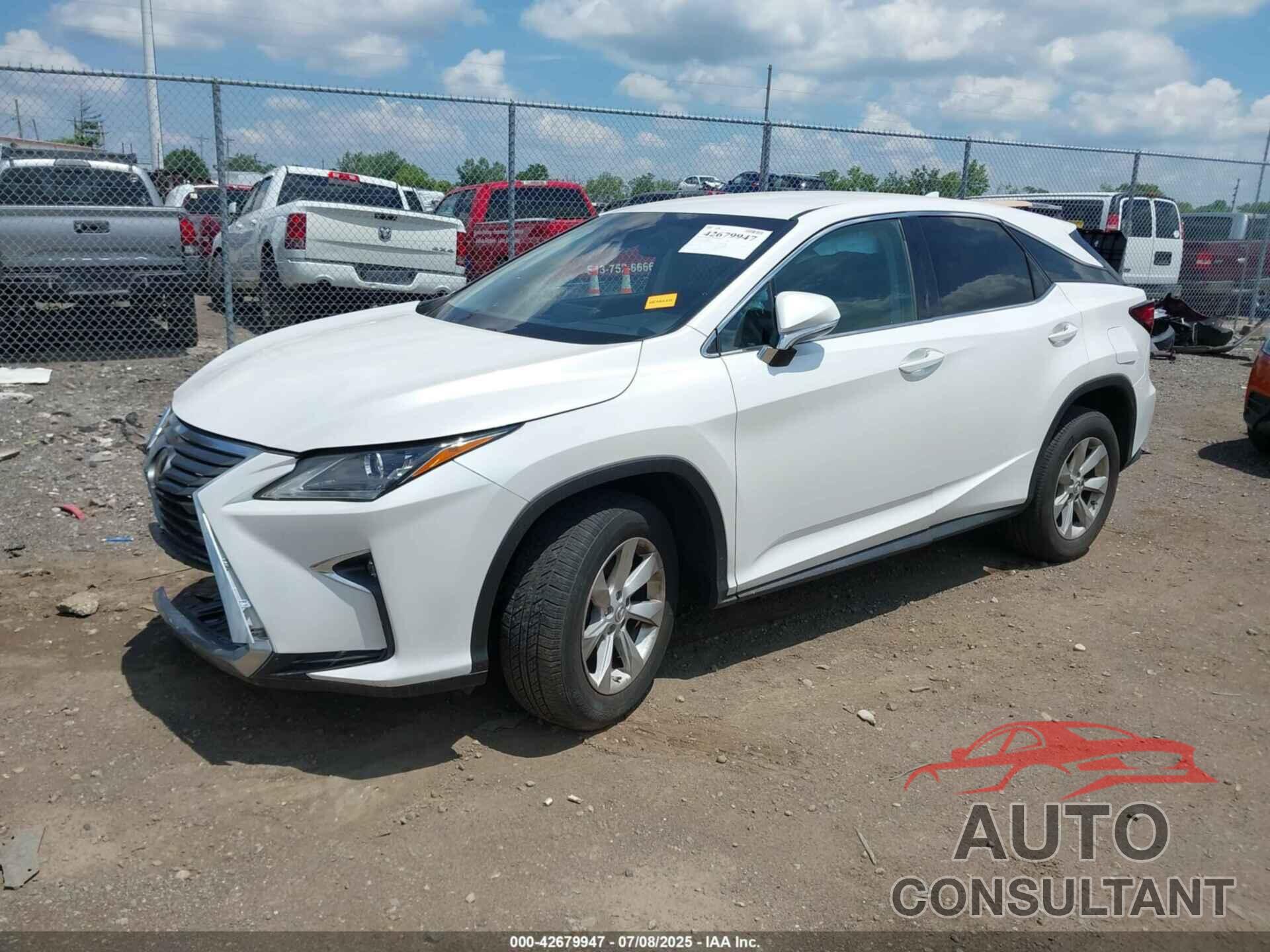 LEXUS RX 350 2017 - 2T2ZZMCA8HC069122