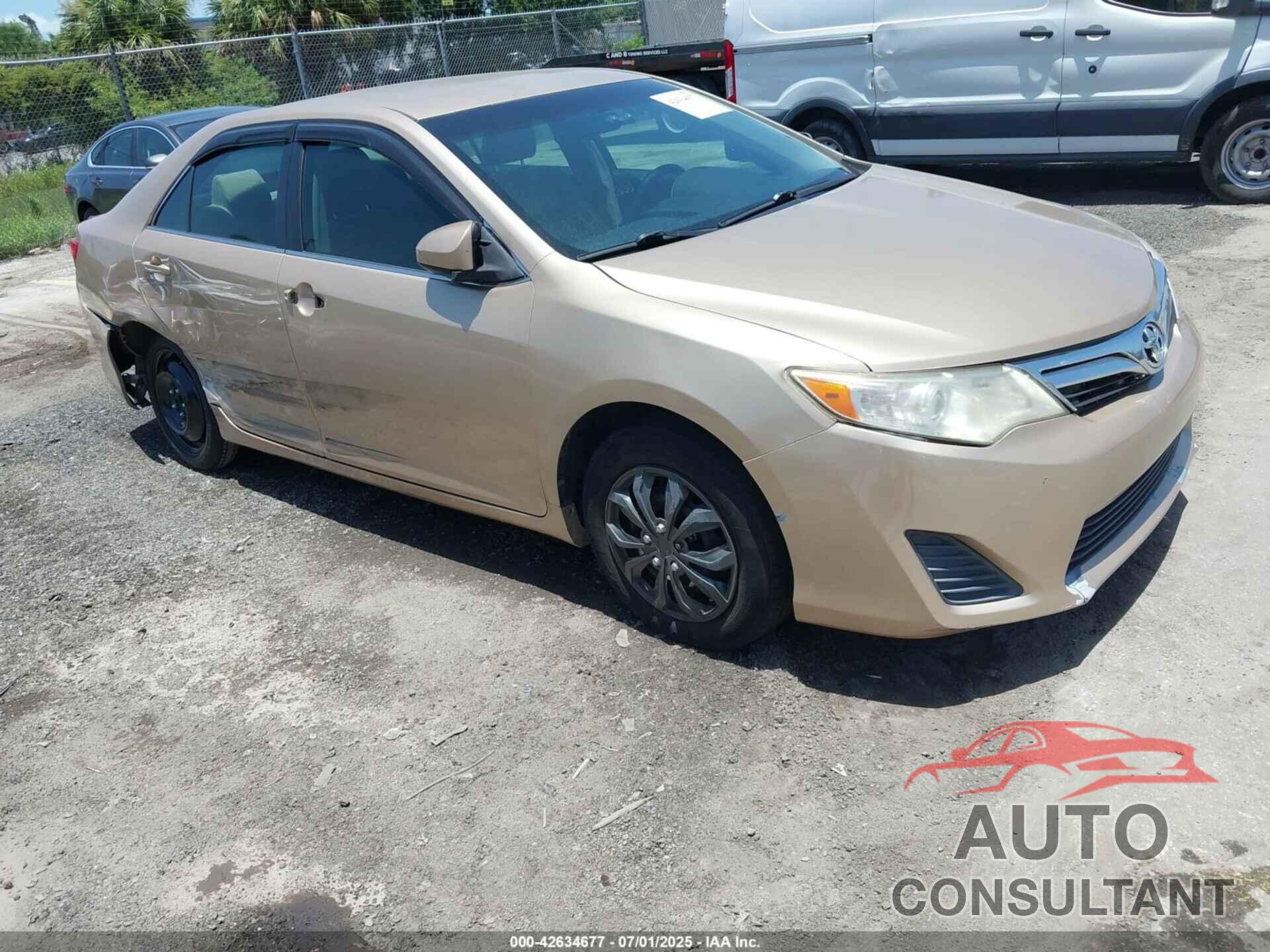 TOYOTA CAMRY 2012 - 4T1BF1FK1CU528015