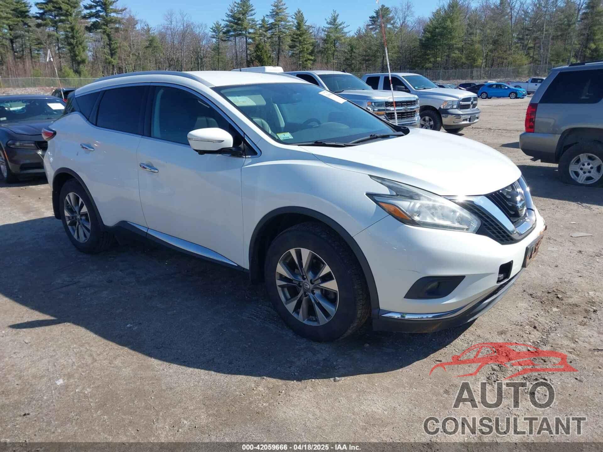 NISSAN MURANO 2015 - 5N1AZ2MH6FN282478