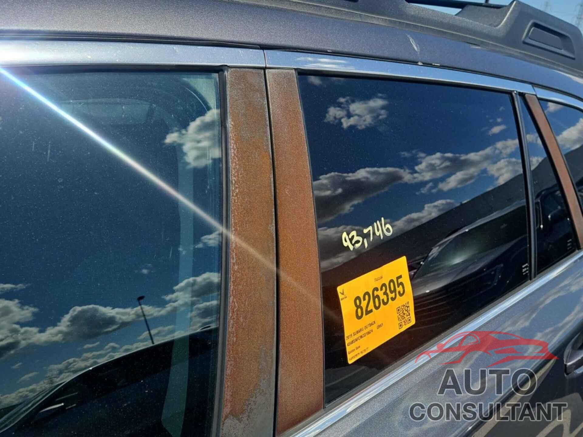 SUBARU OUTBACK 2019 - 4S4BSAFC9K3310624