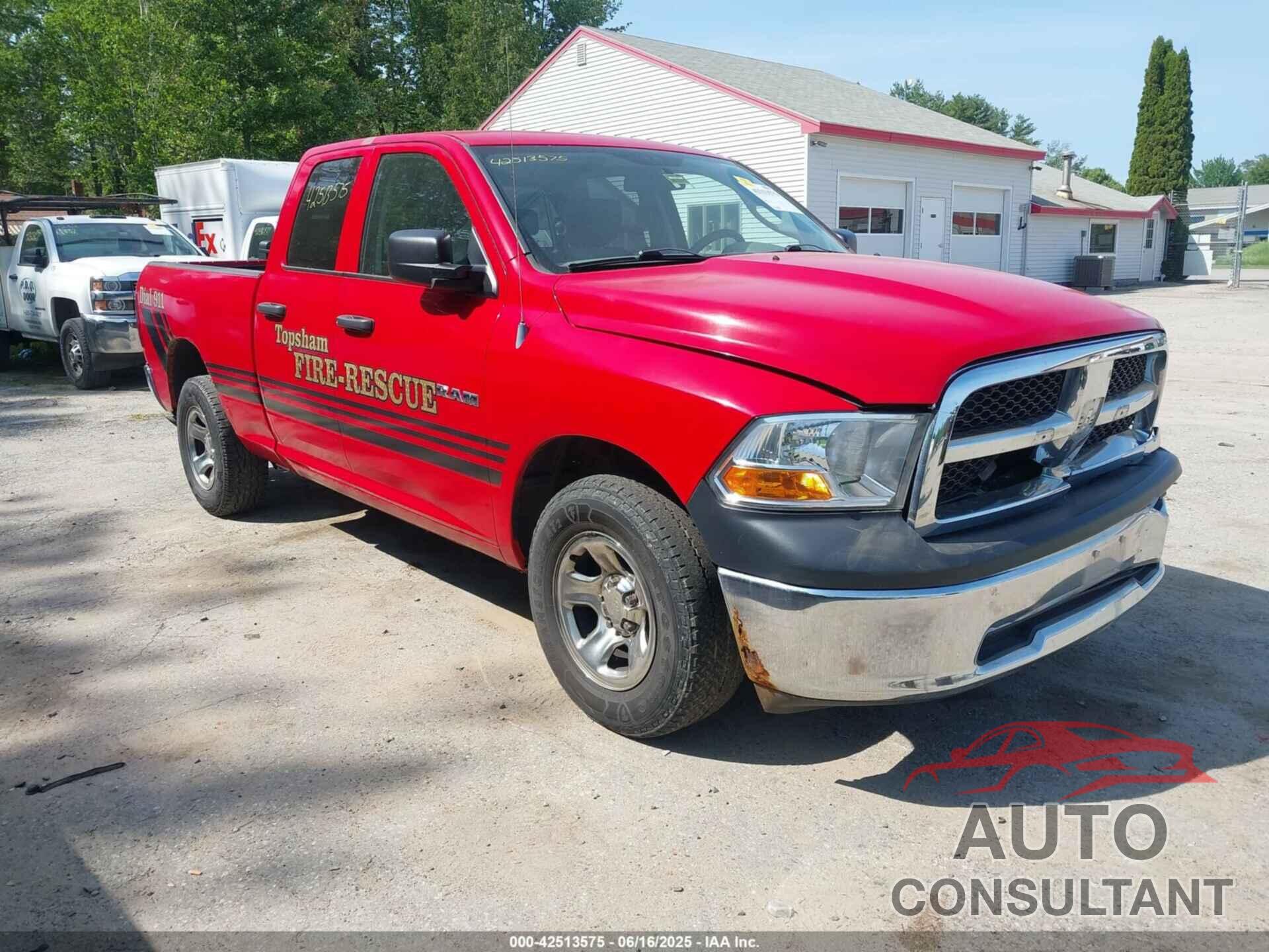 DODGE RAM 1500 2010 - 1D7RV1GP0AS175703