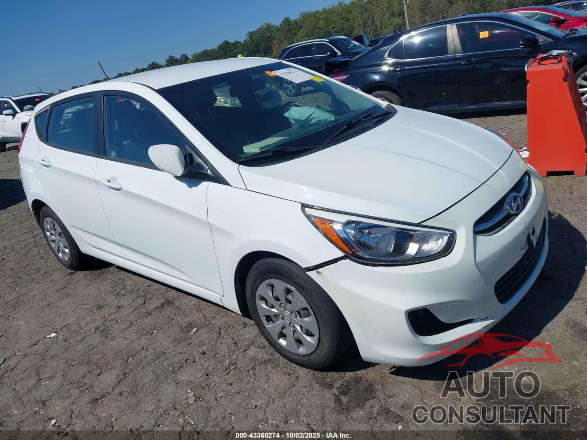 HYUNDAI ACCENT 2017 - KMHCT5AEXHU315867