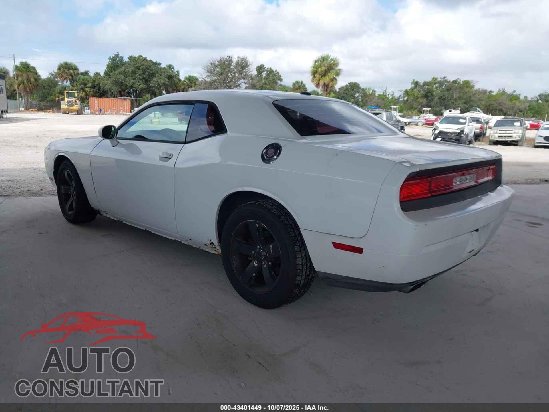DODGE CHALLENGER 2012 - 2C3CDYAG2CH280908