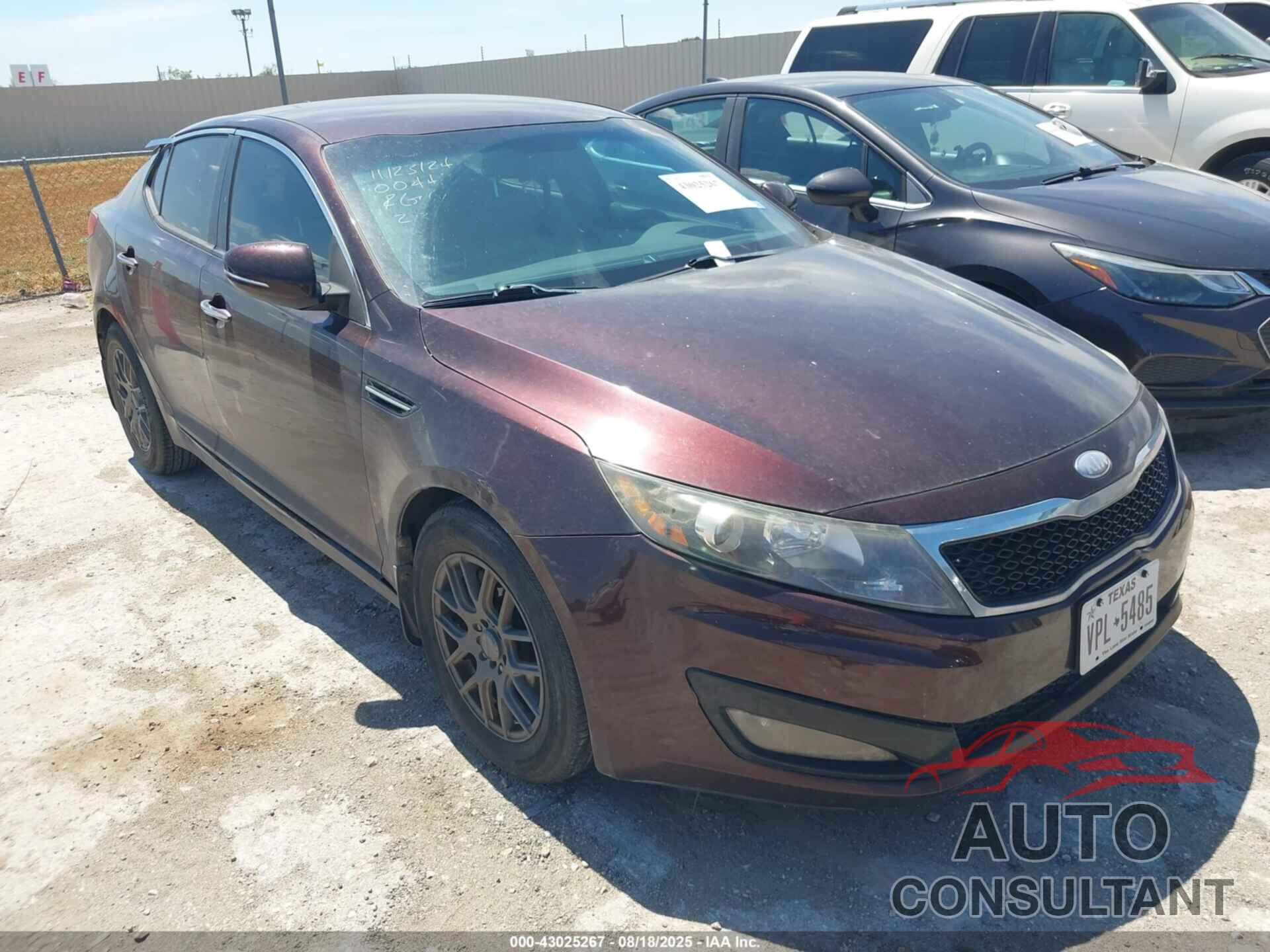 KIA OPTIMA 2013 - 5XXGM4A75DG235293
