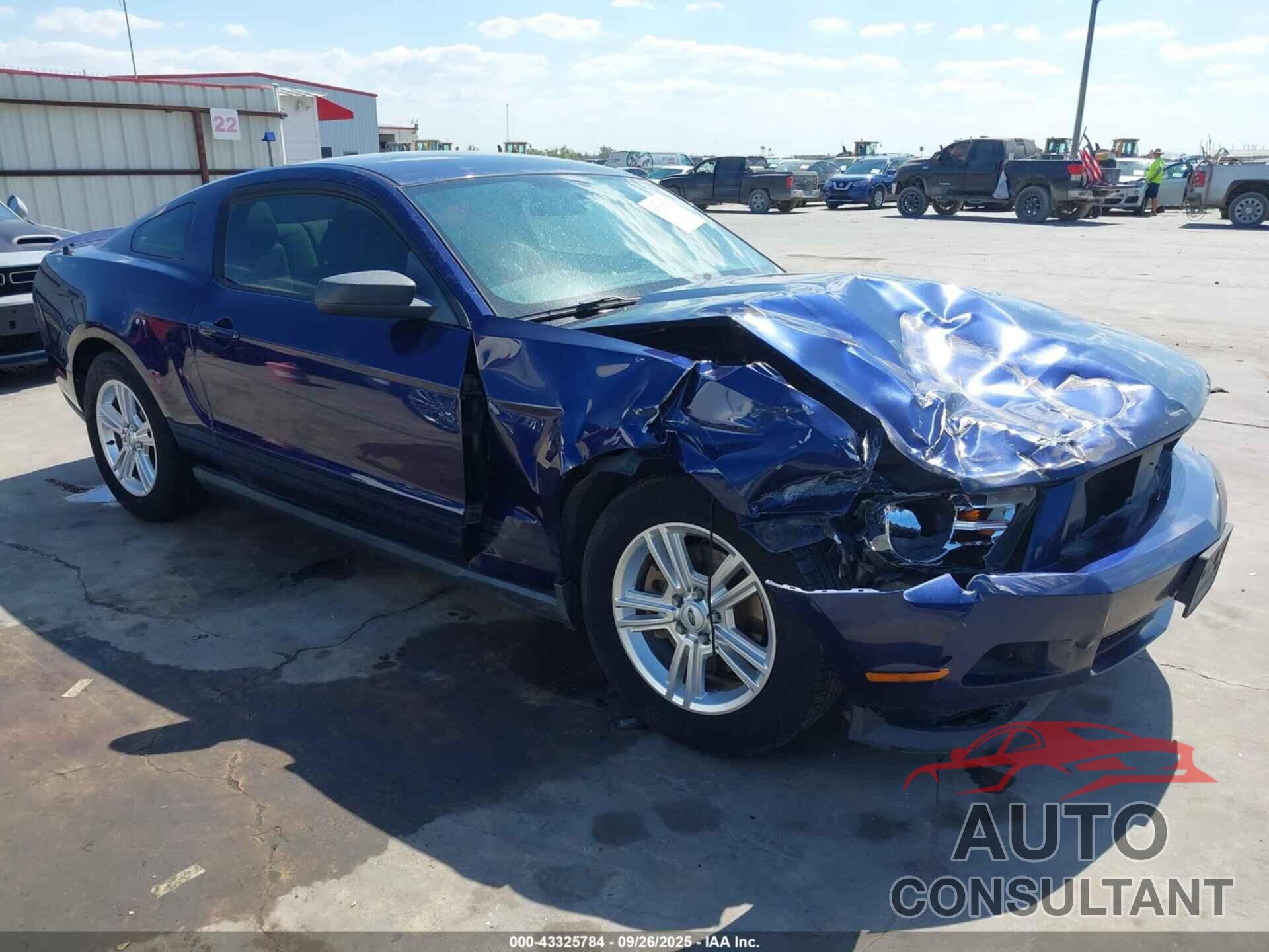 FORD MUSTANG 2012 - 1ZVBP8AM1C5288636