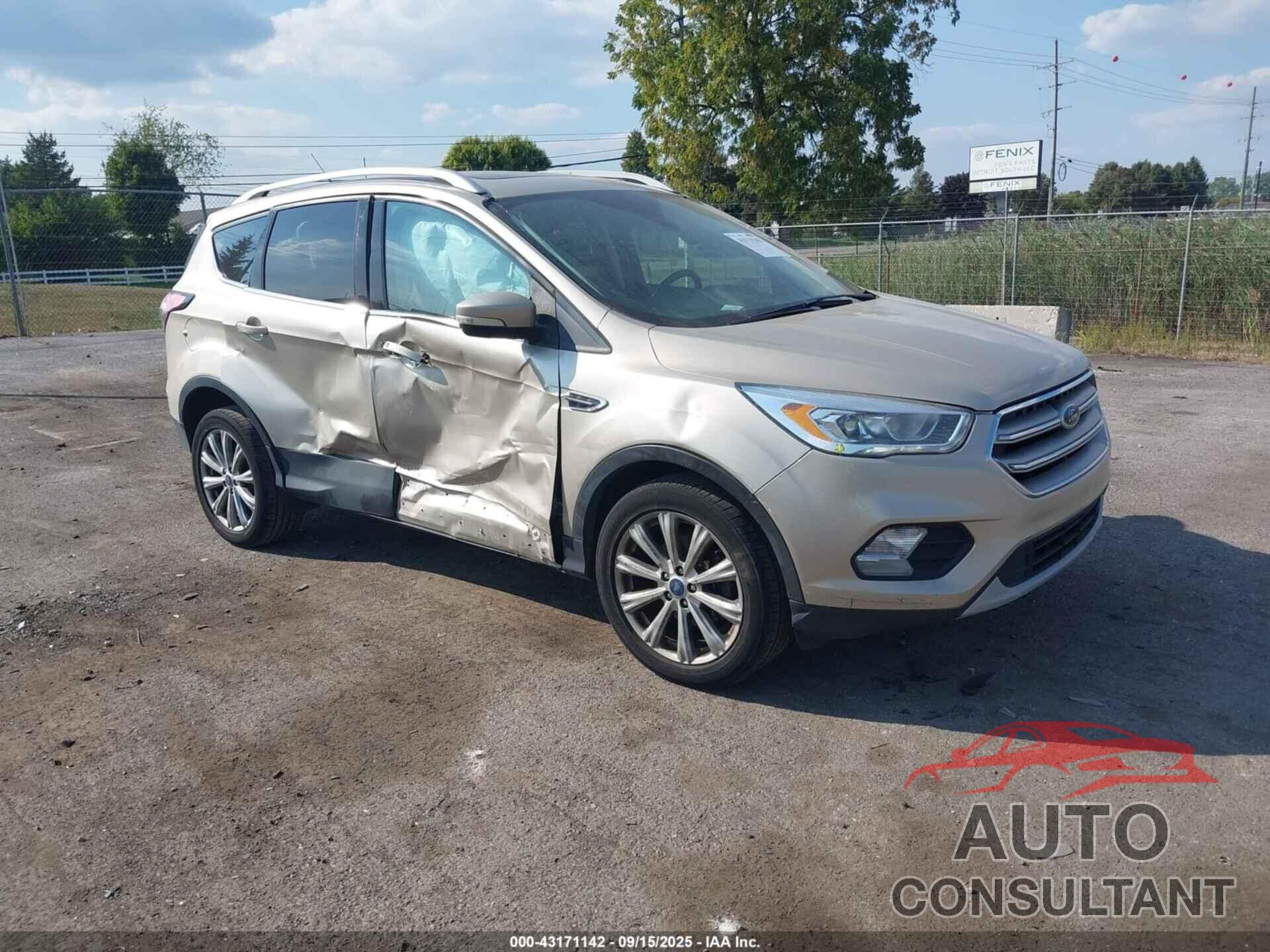 FORD ESCAPE 2017 - 1FMCU0JD7HUE92688