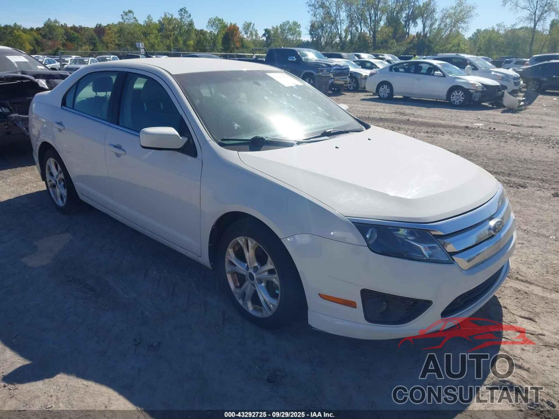 FORD FUSION 2012 - 3FAHP0HG3CR275517