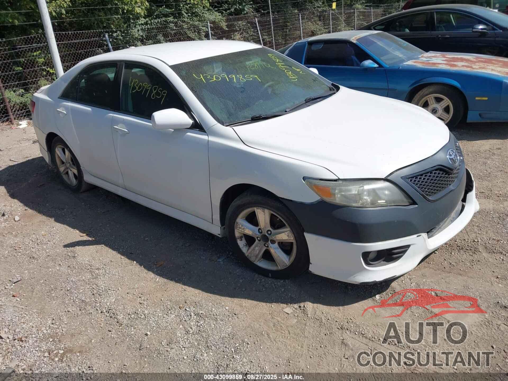 TOYOTA CAMRY 2010 - 4T1BF3EK0AU552901