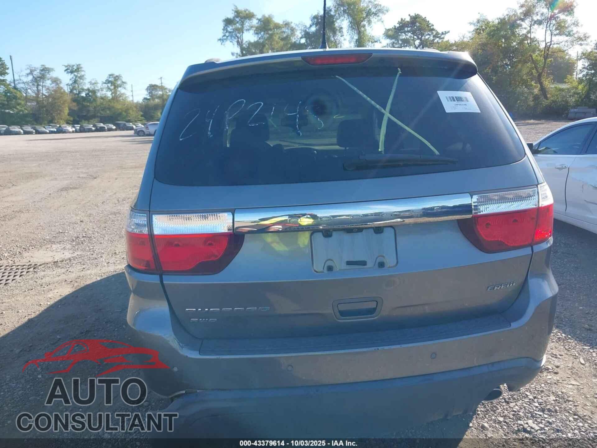 DODGE DURANGO 2012 - 1C4RDJDG6CC337199