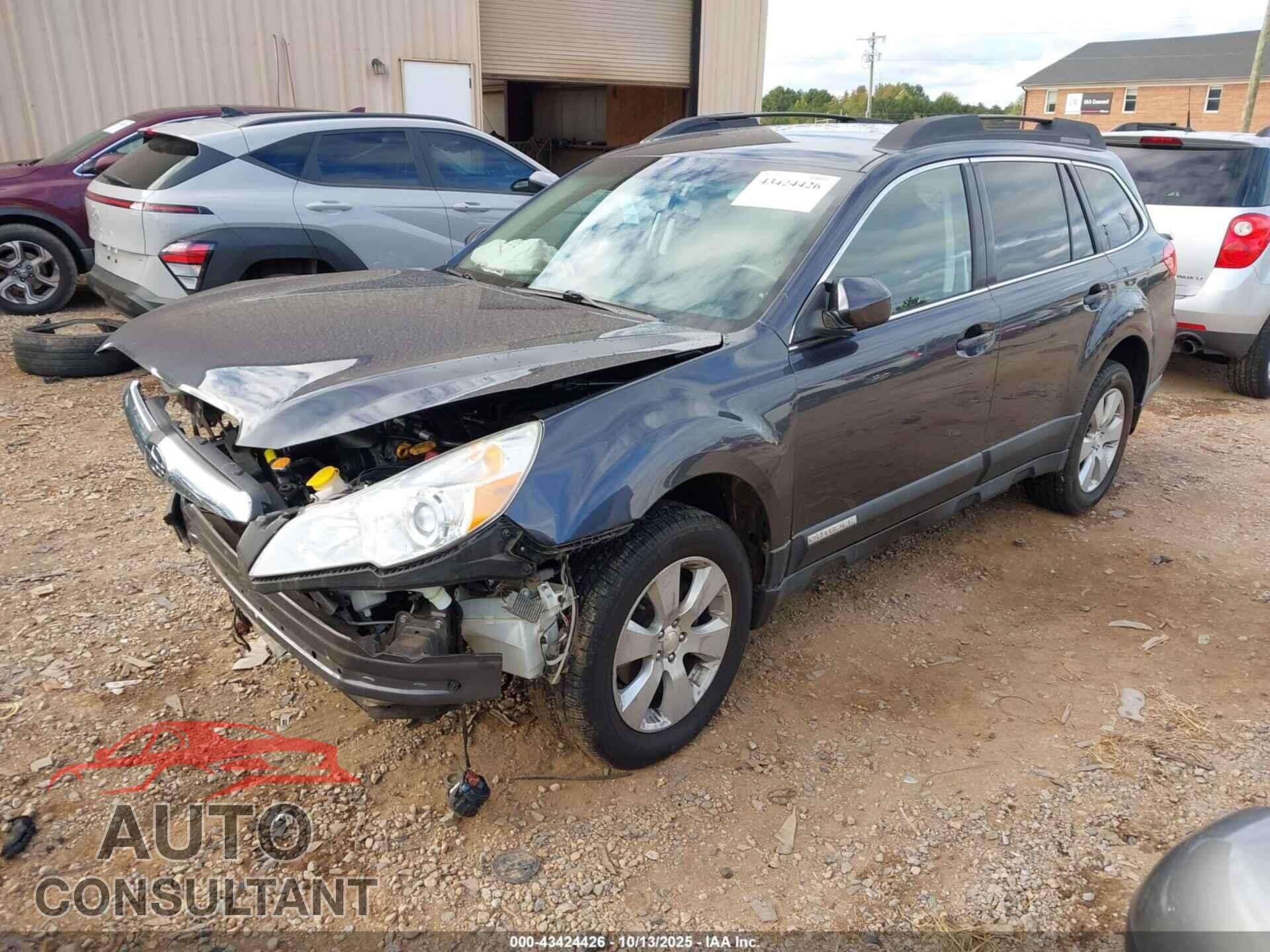SUBARU OUTBACK 2012 - 4S4BRCCC6C3249648