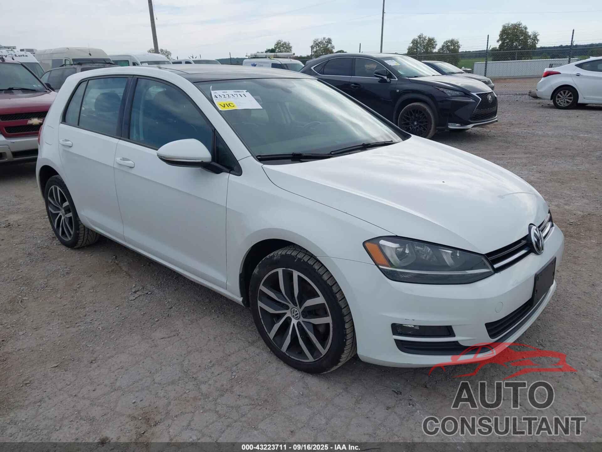 VOLKSWAGEN GOLF 2016 - 3VW217AU0GM048215