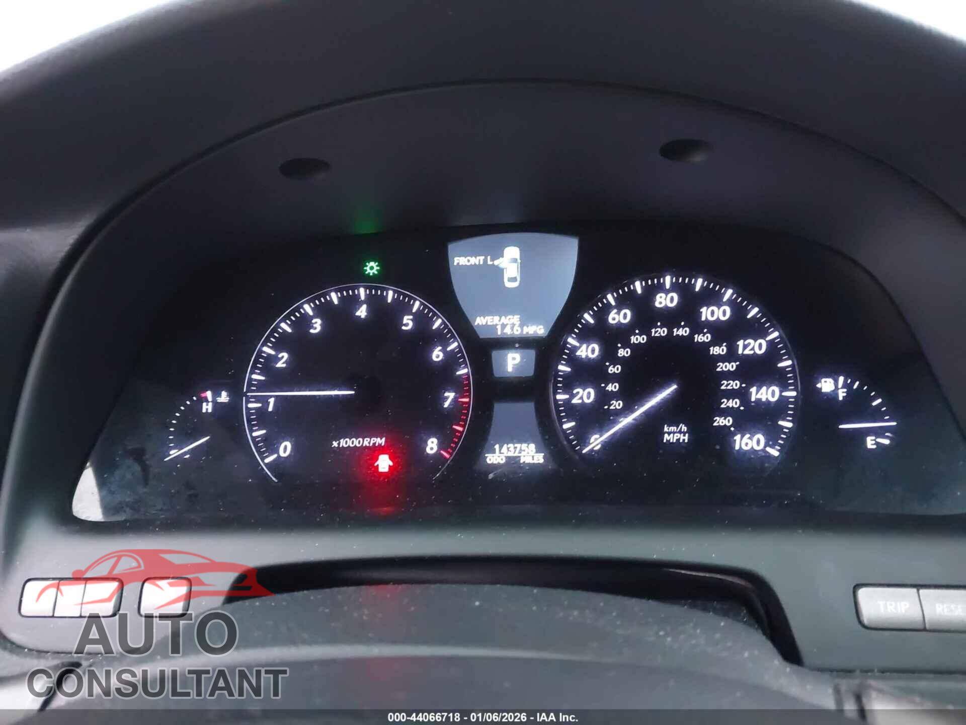 LEXUS LS 460 2011 - JTHBL5EF7B5107528
