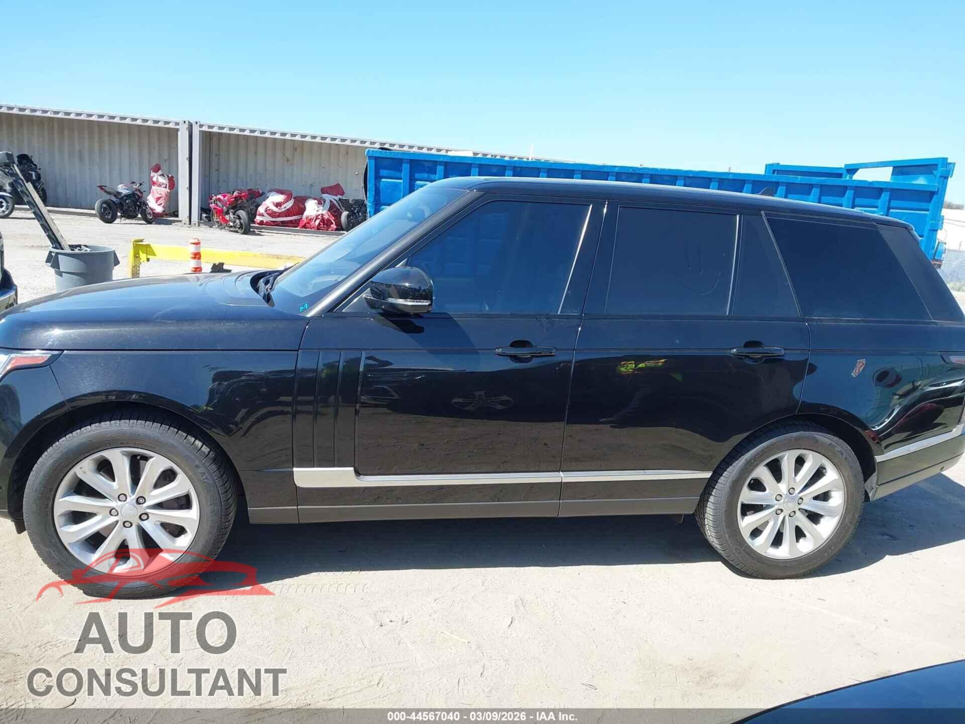 LAND ROVER RANGE ROVER 2016 - SALGS2PF8GA311414
