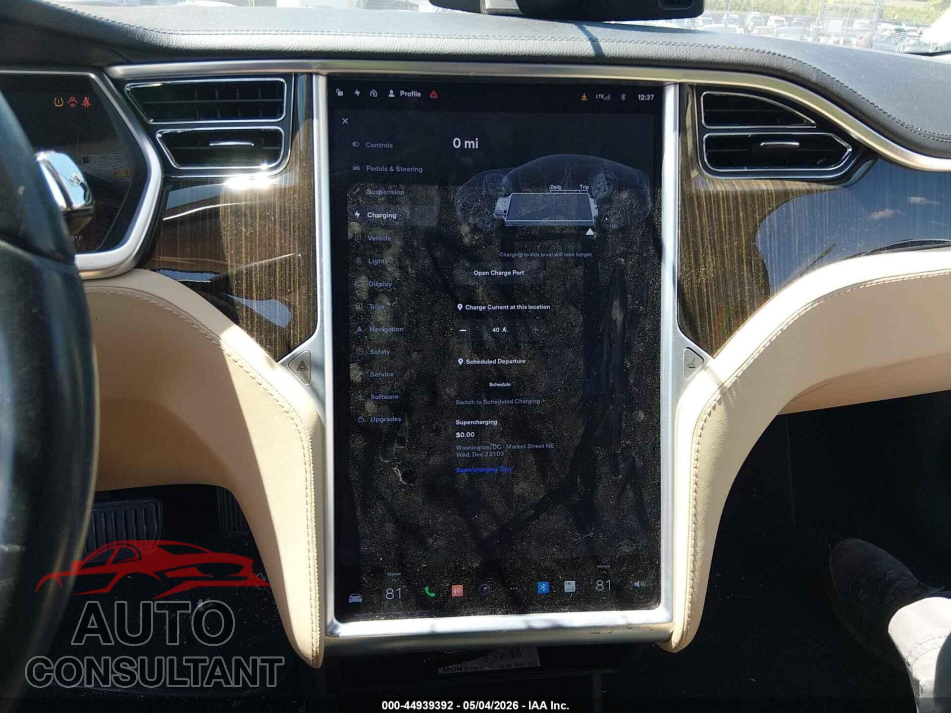 TESLA MODEL S 2013 - 5YJSA1AG1DFP03587