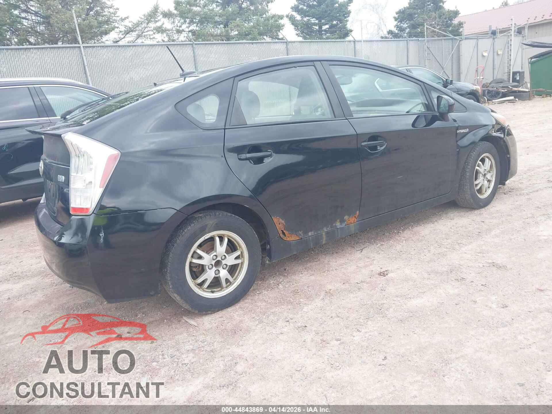 TOYOTA PRIUS 2010 - JTDKN3DU9A0080098