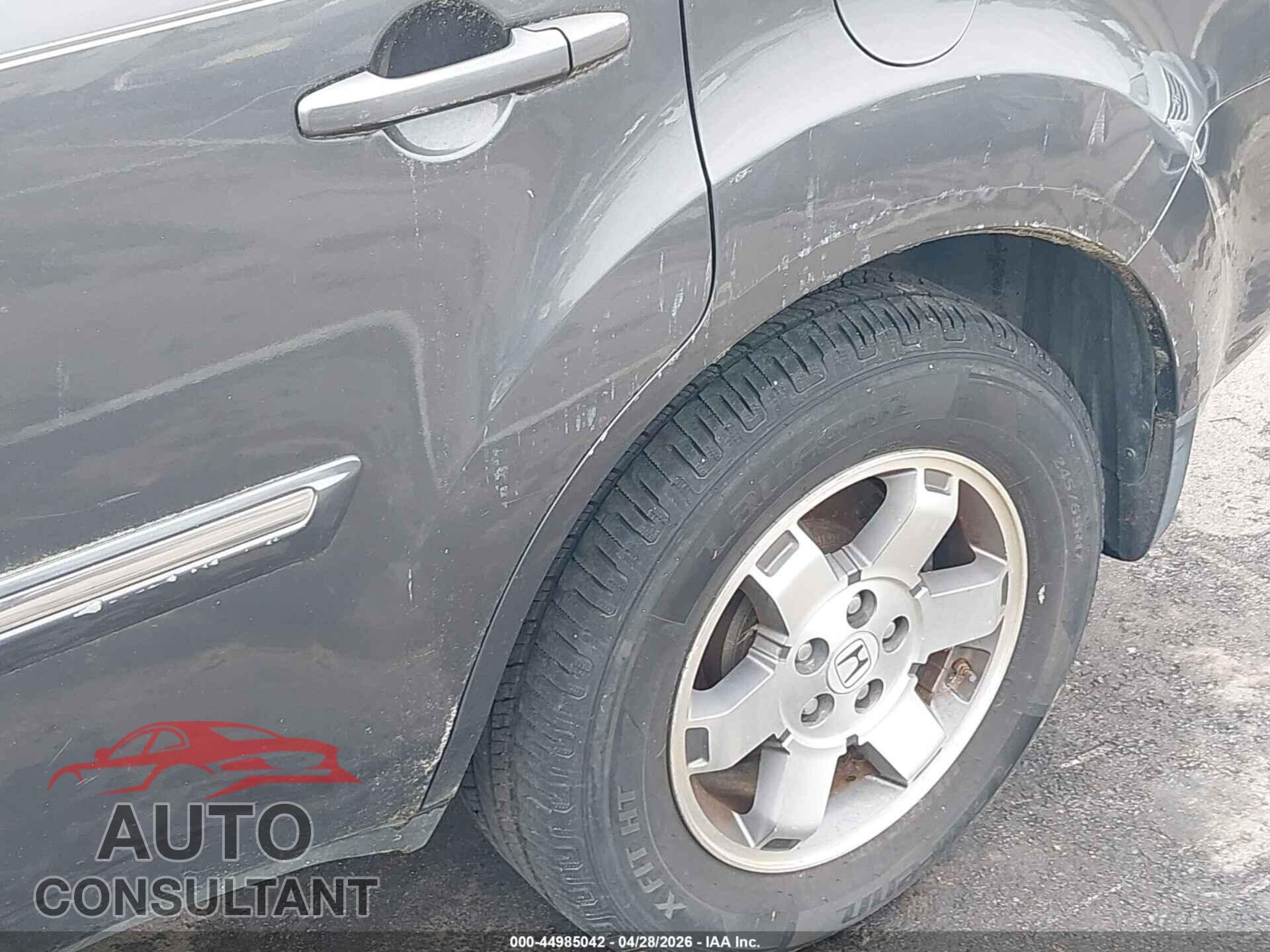 HONDA PILOT 2010 - 5FNYF3H85AB018669