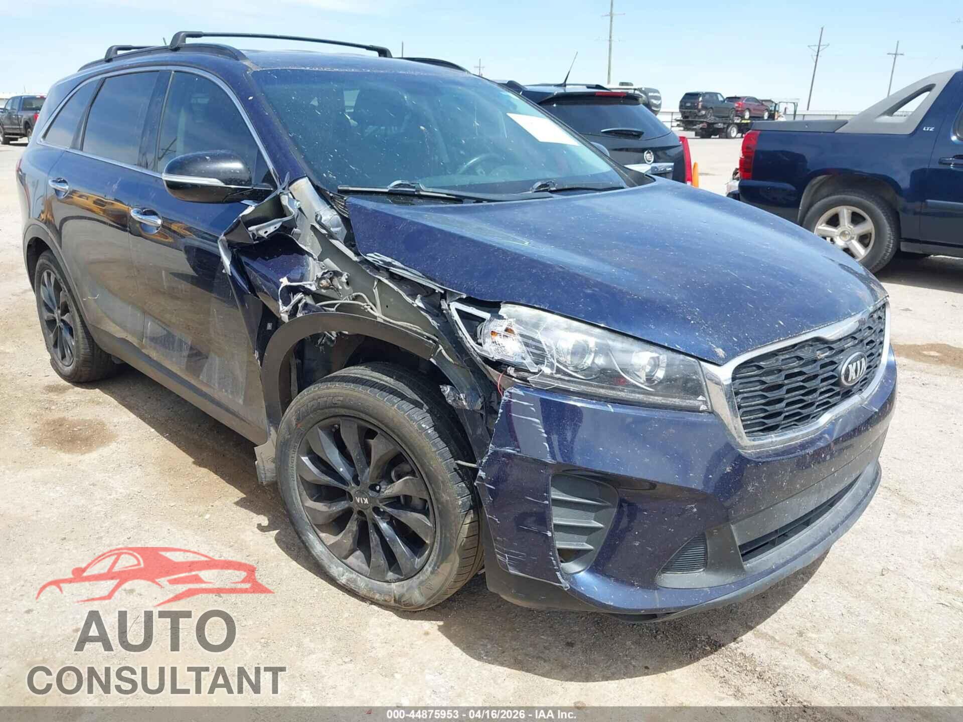 KIA SORENTO 2019 - 5XYPG4A59KG603473