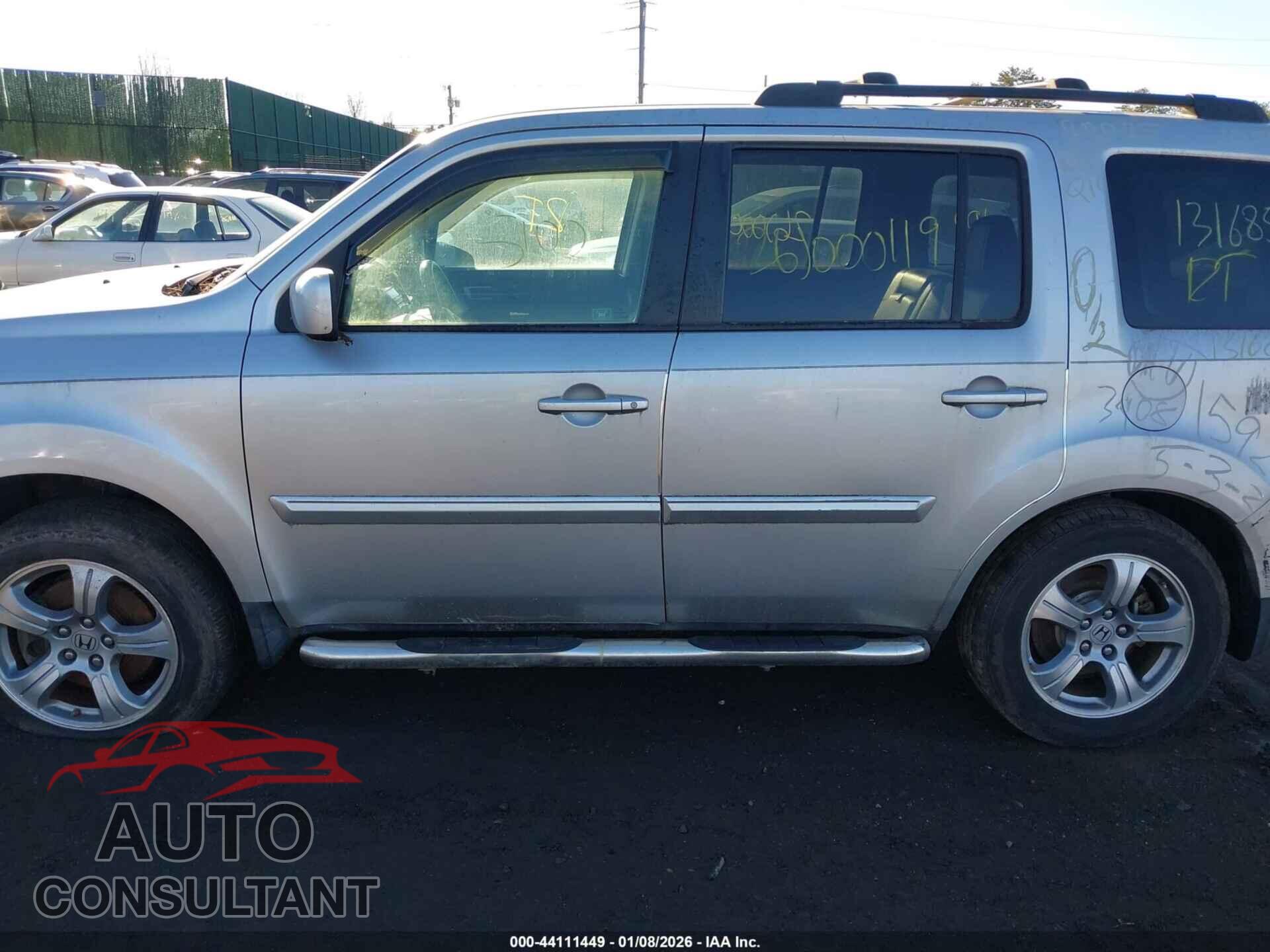 HONDA PILOT 2012 - 5FNYF4H55CB044347