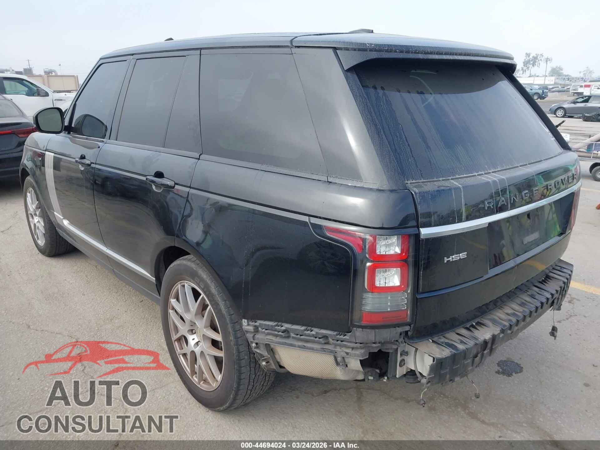 LAND ROVER RANGE ROVER 2013 - SALGS2DF7DA105629