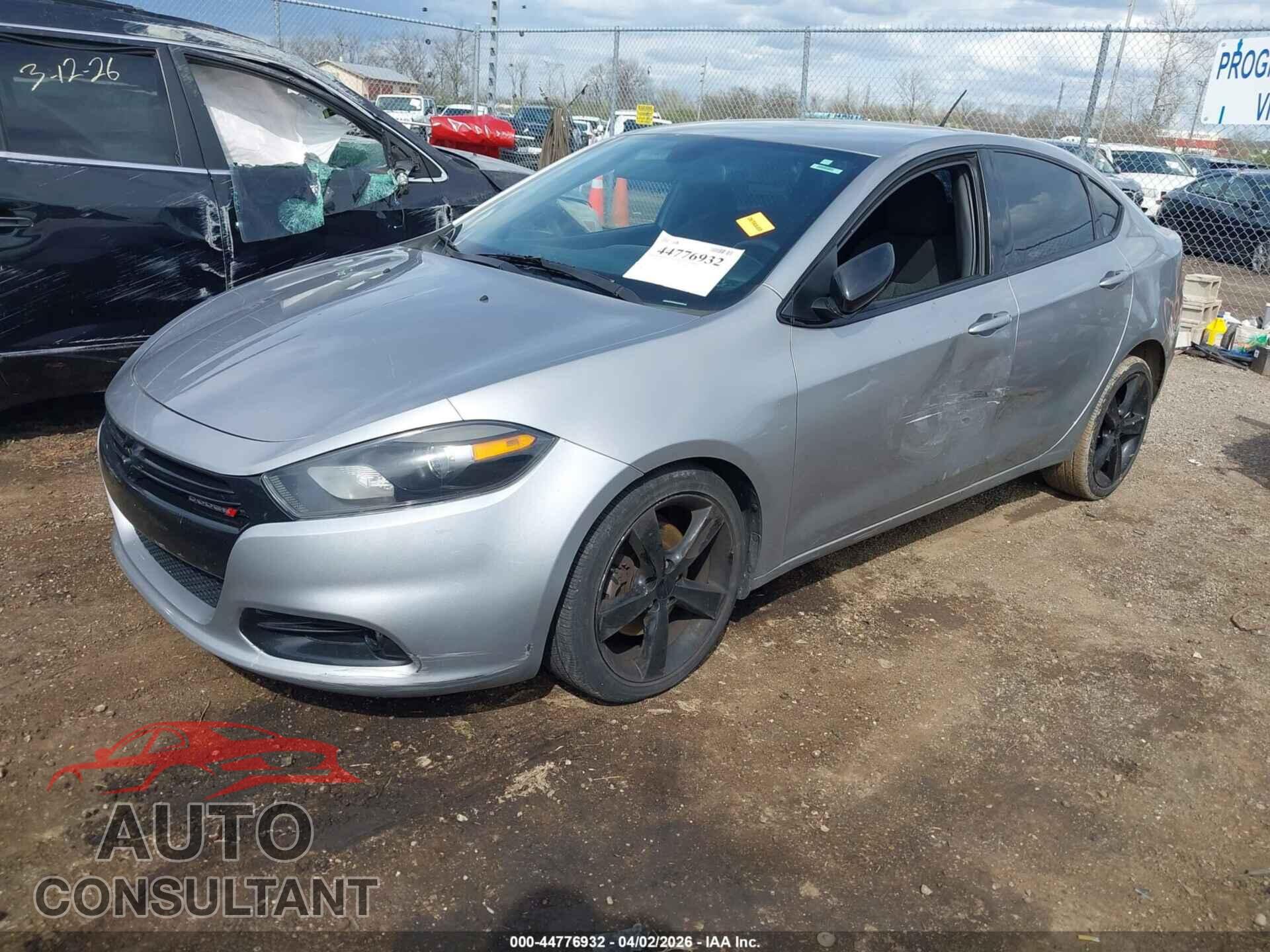 DODGE DART 2015 - 1C3CDFBB0FD433732