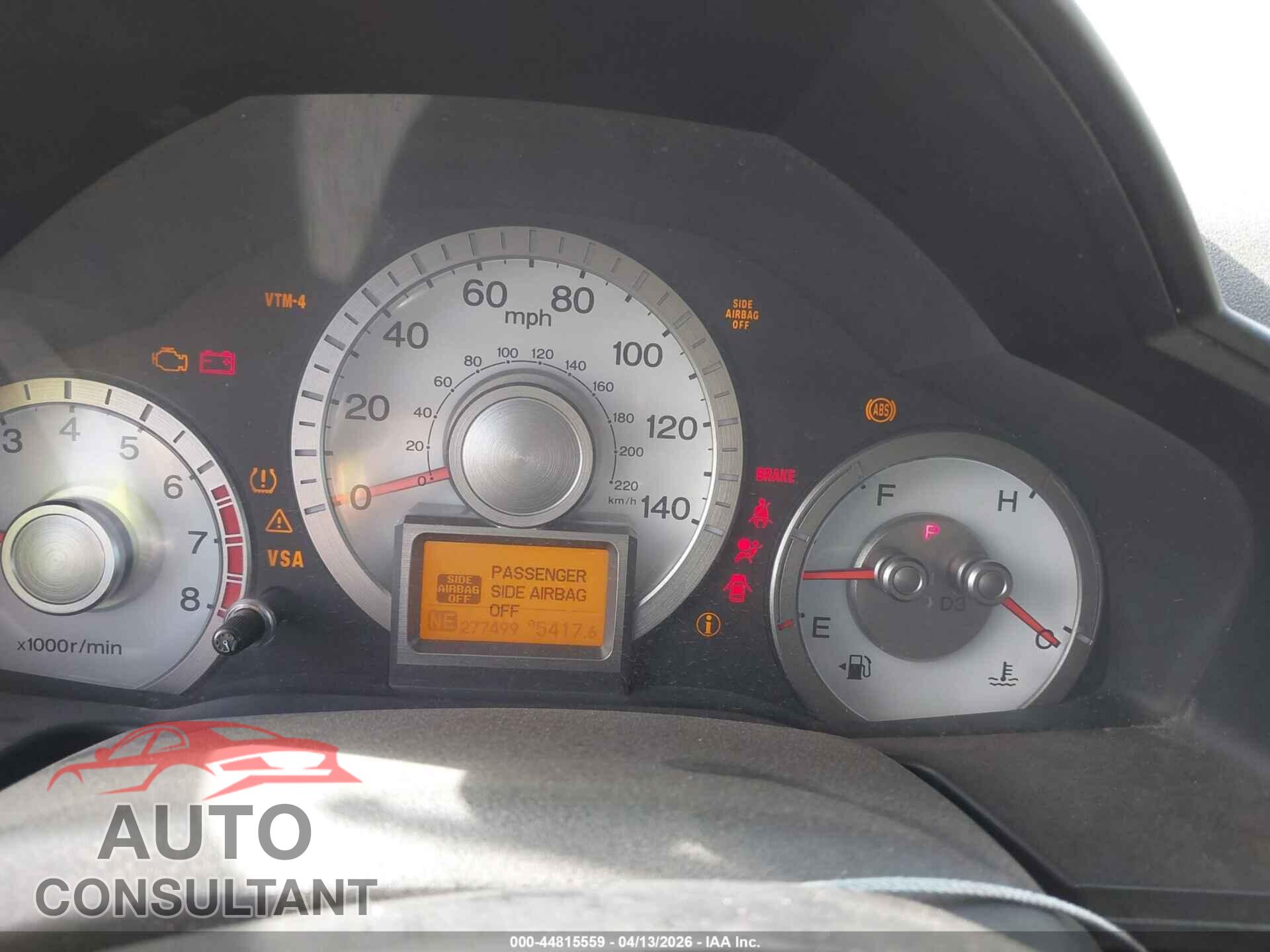 HONDA PILOT 2011 - 5FNYF4H96BB092120