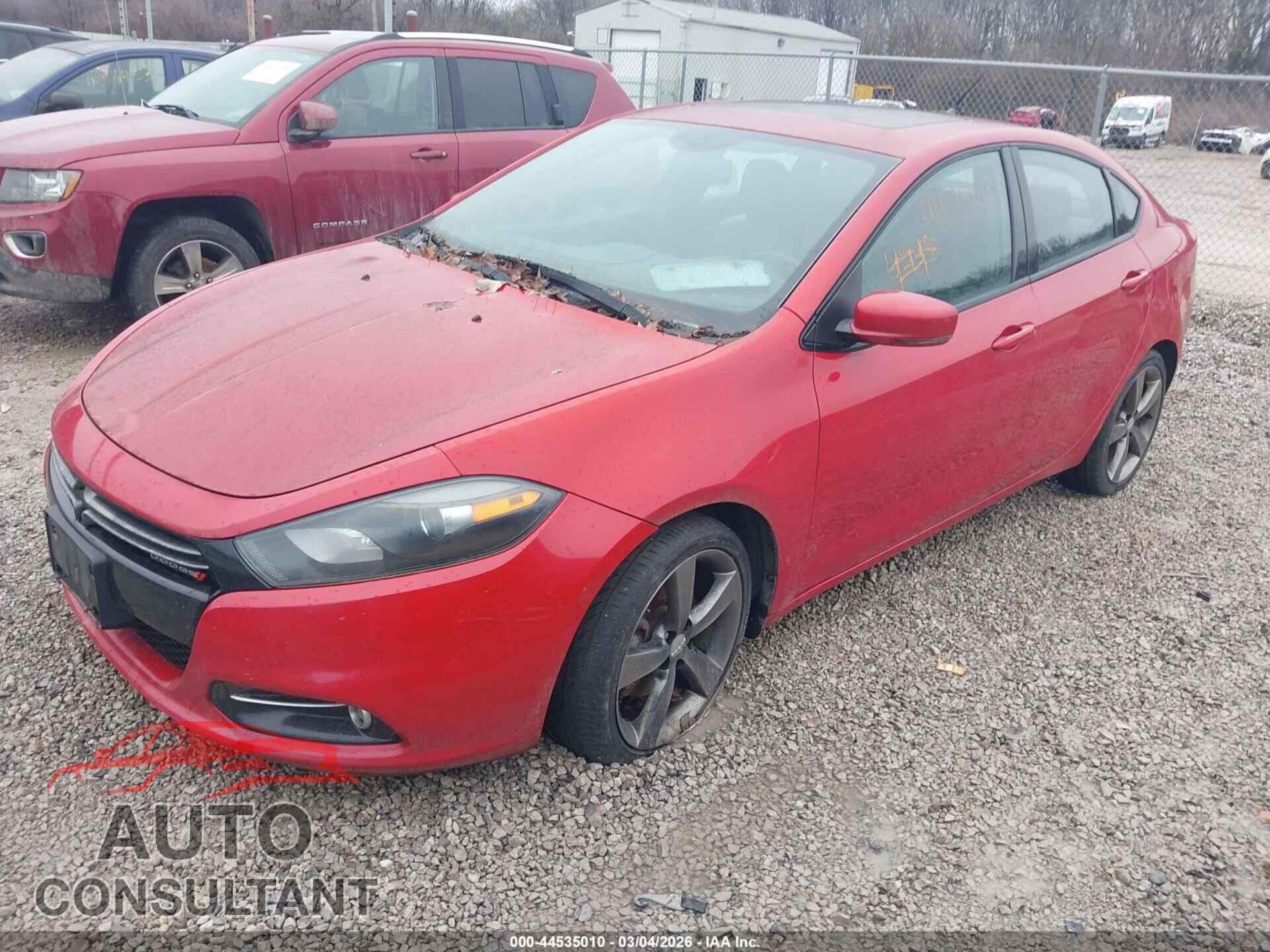 DODGE DART 2015 - 1C3CDFEB6FD223129