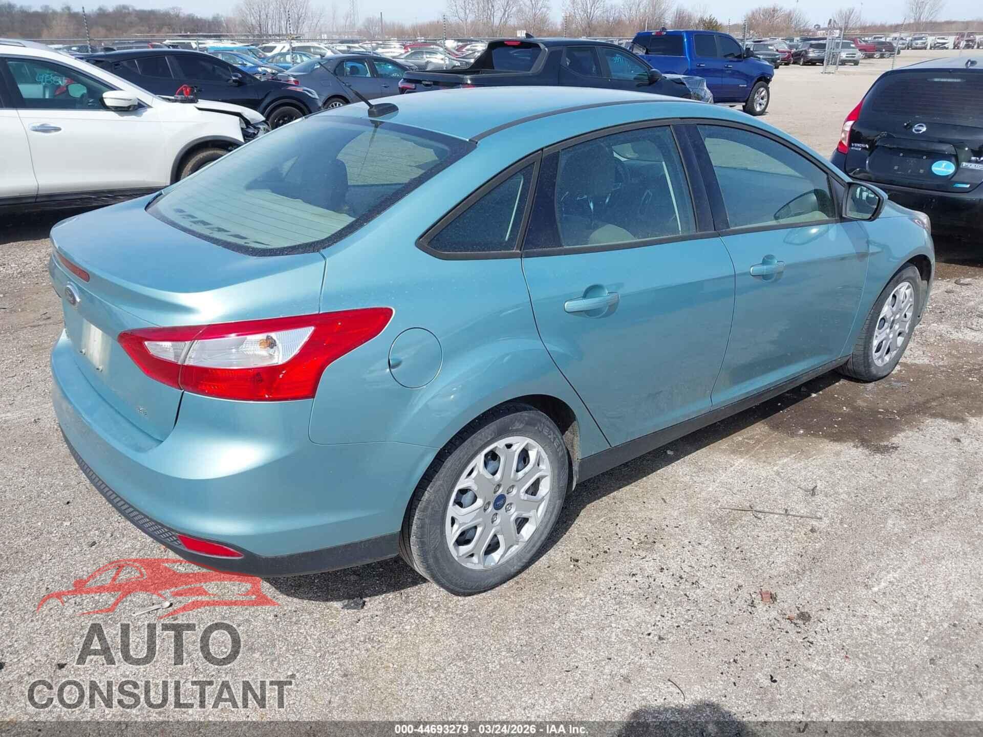FORD FOCUS 2012 - 1FAHP3F22CL290128