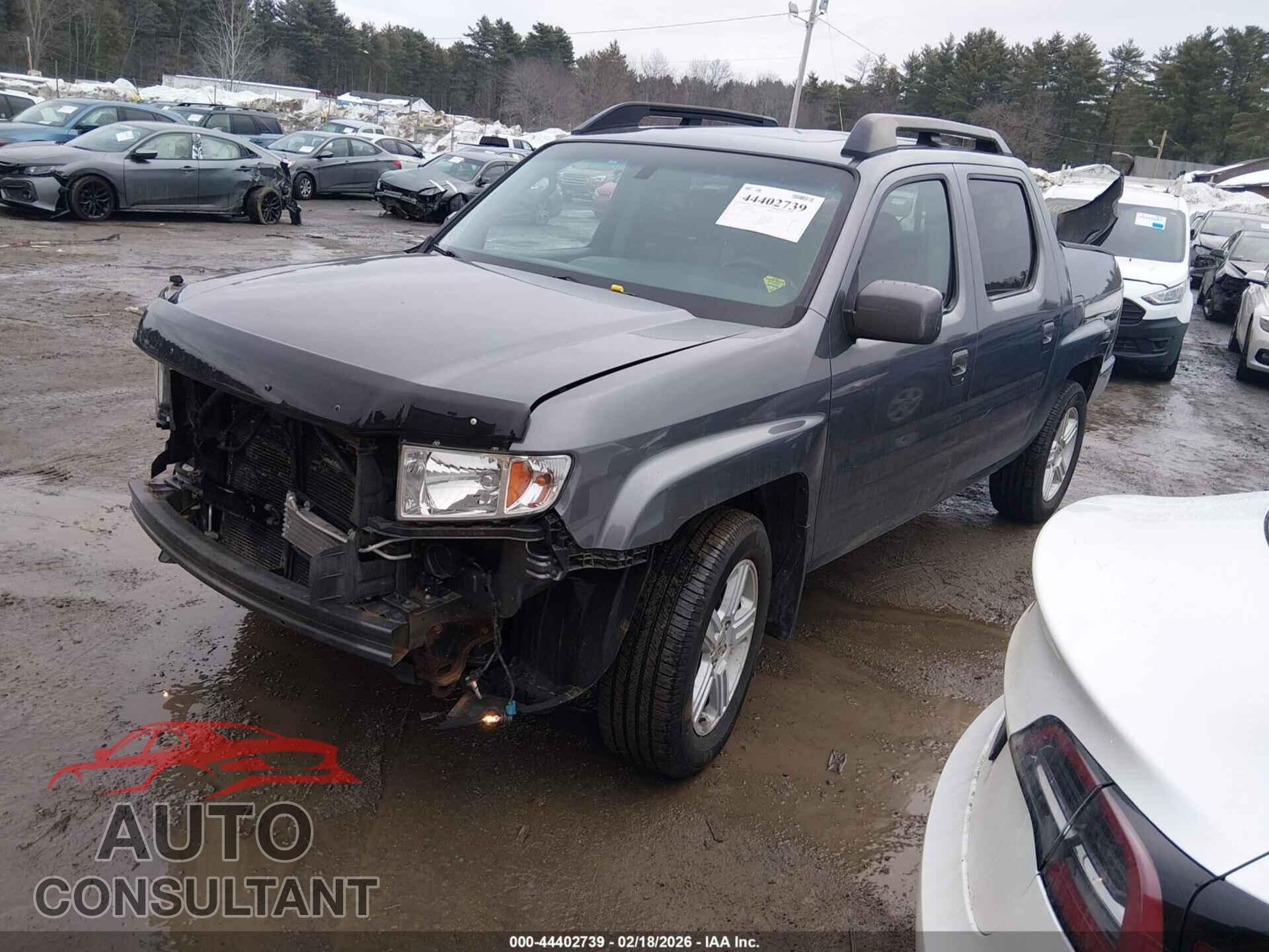 HONDA RIDGELINE 2011 - 5FPYK1F53BB451392
