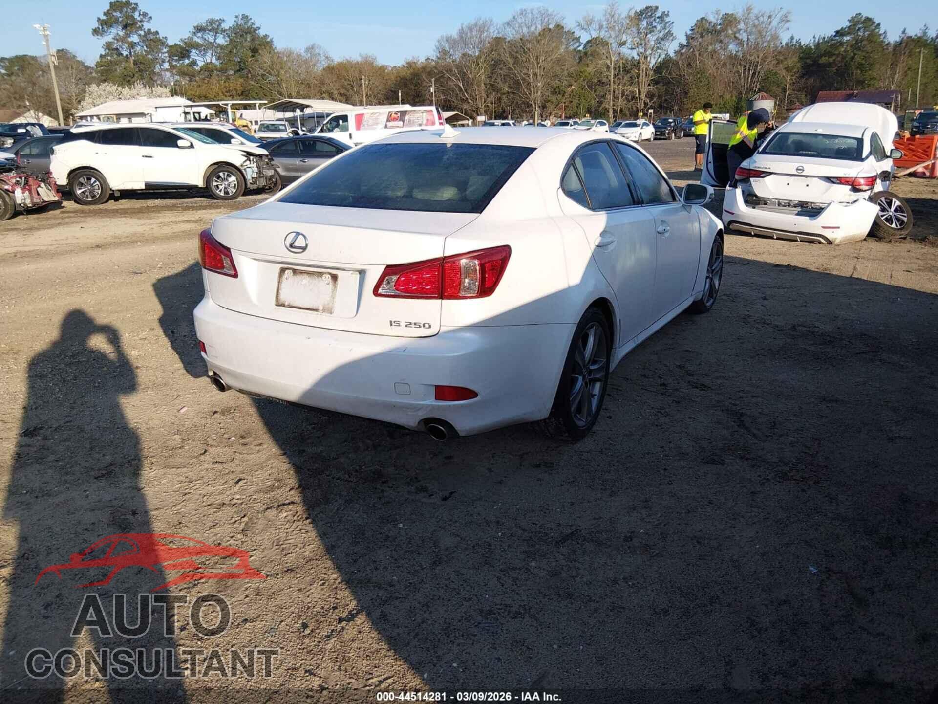 LEXUS IS 250 2012 - JTHBF5C26C5173318