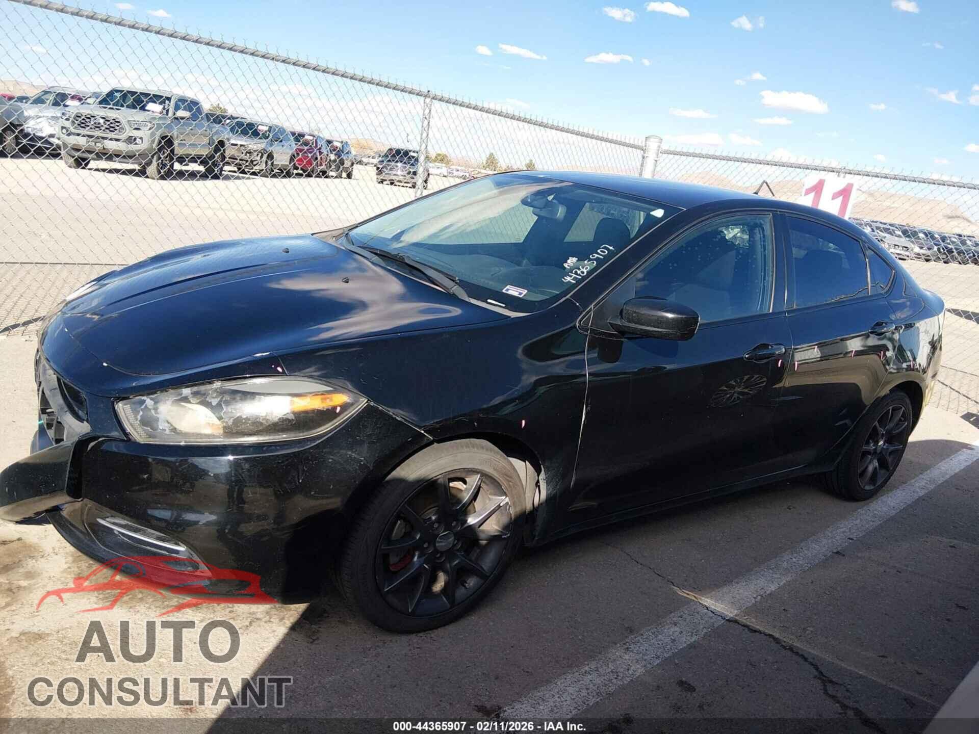DODGE DART 2015 - 1C3CDFAA5FD434187