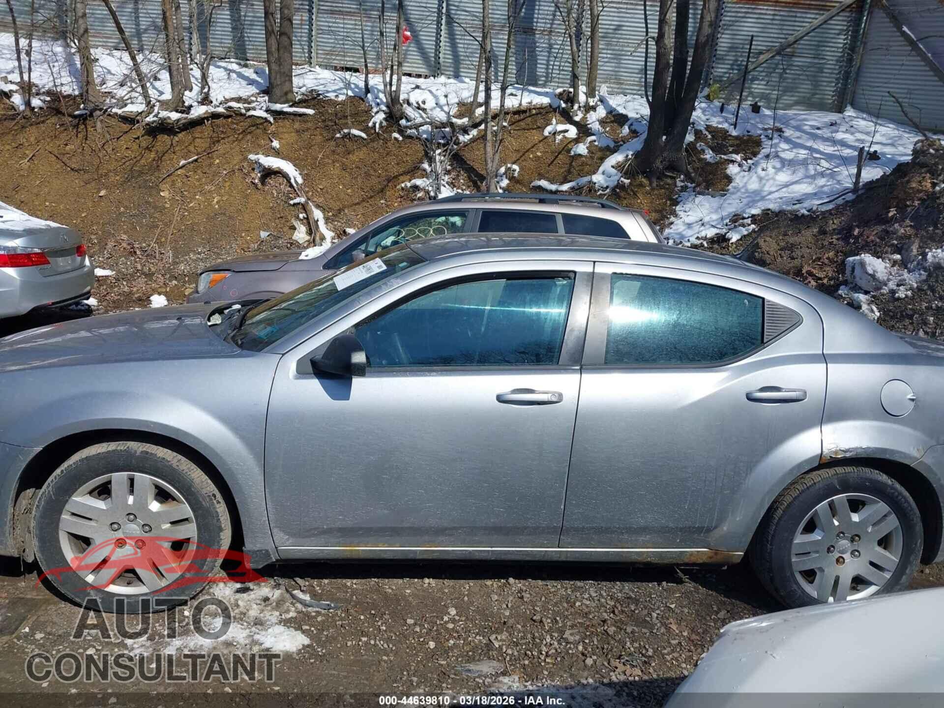 DODGE AVENGER 2013 - 1C3CDZAG7DN750199